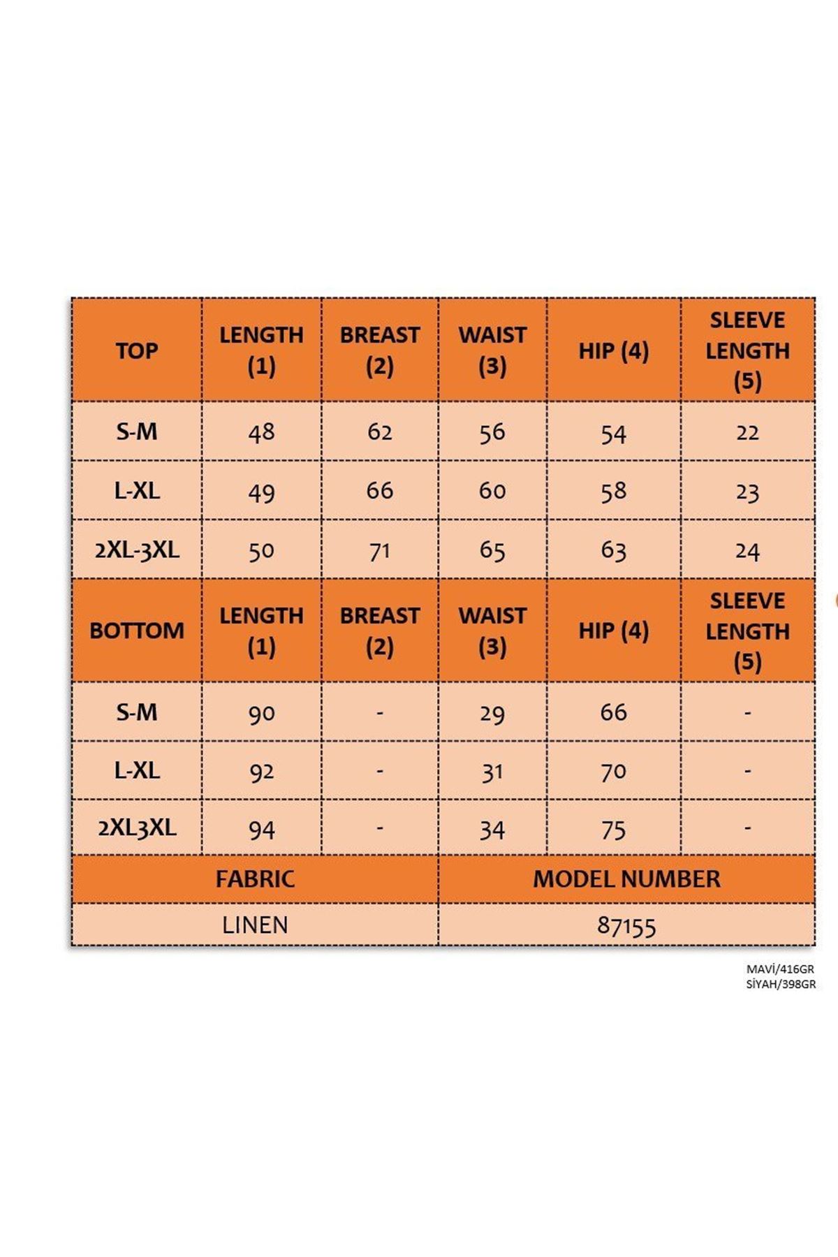 Kadın Kısa Kollu Bisiklet Yaka Bluz Etekli Ithal Keten Ikili Takım