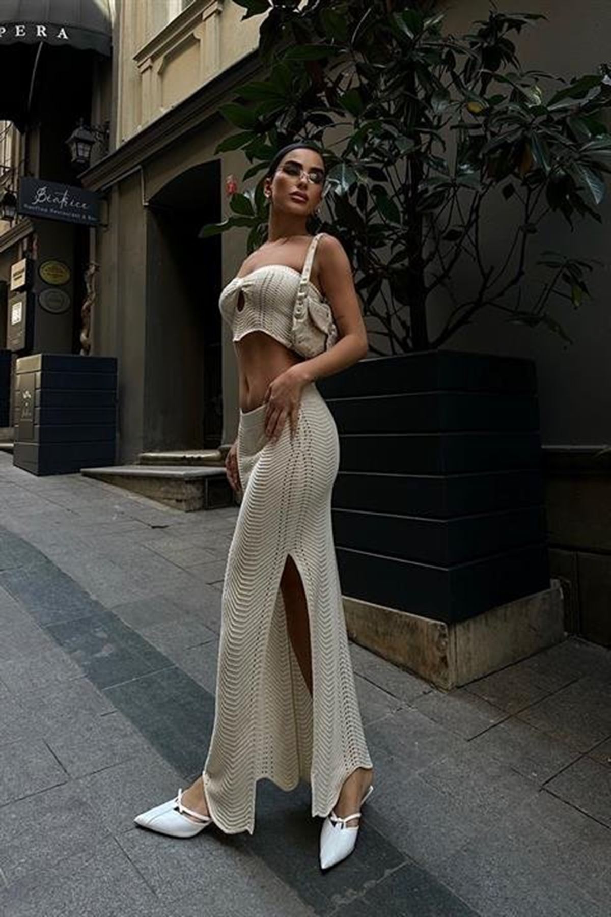 Mischa Cut Out Ajurlu Takım 9839