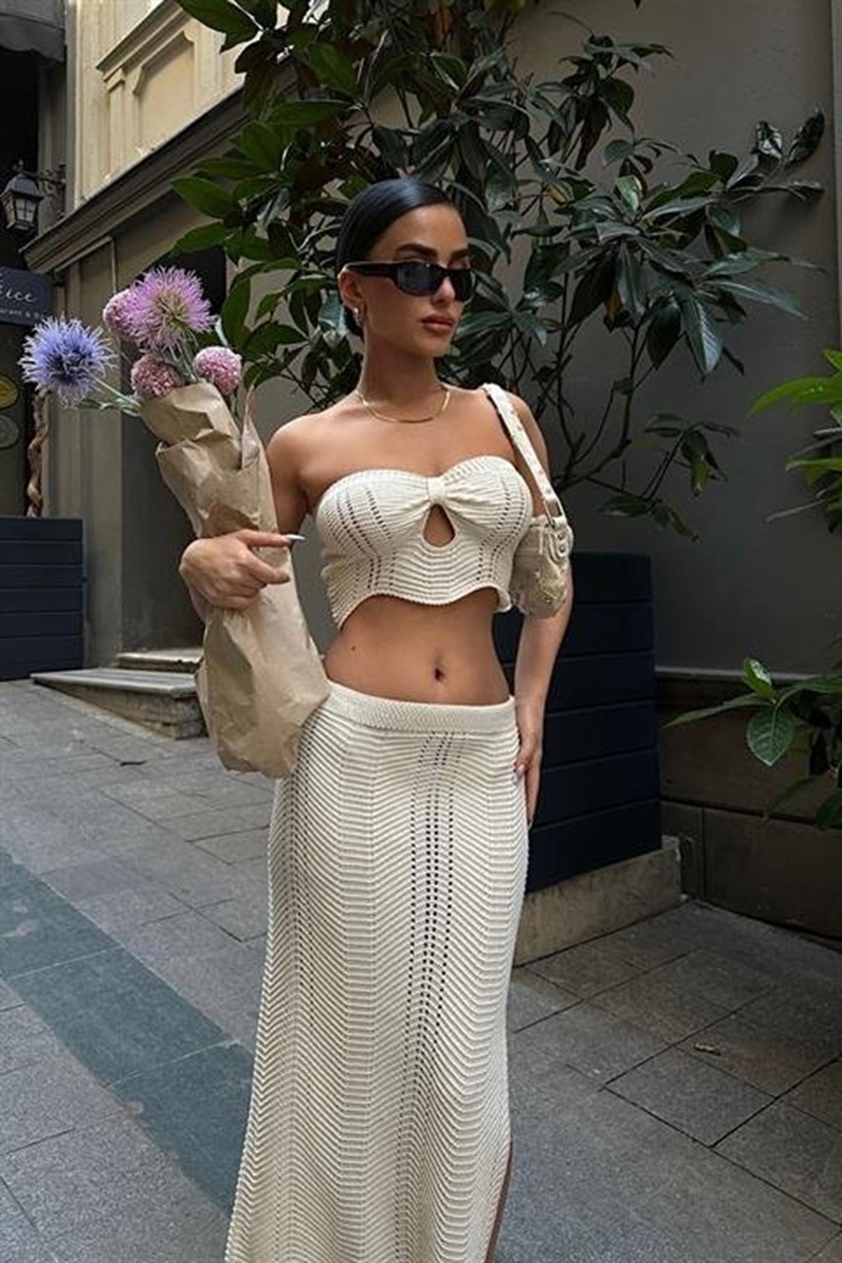 Mischa Cut Out Ajurlu Takım 9839