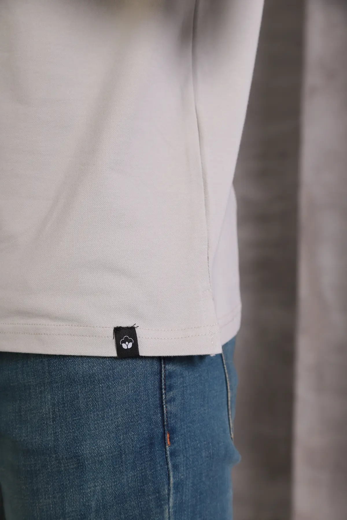 Erkek Slim Fit Pamuklu Yumuşak Doku Nefes Alan Kumaş Yakalı Tişört