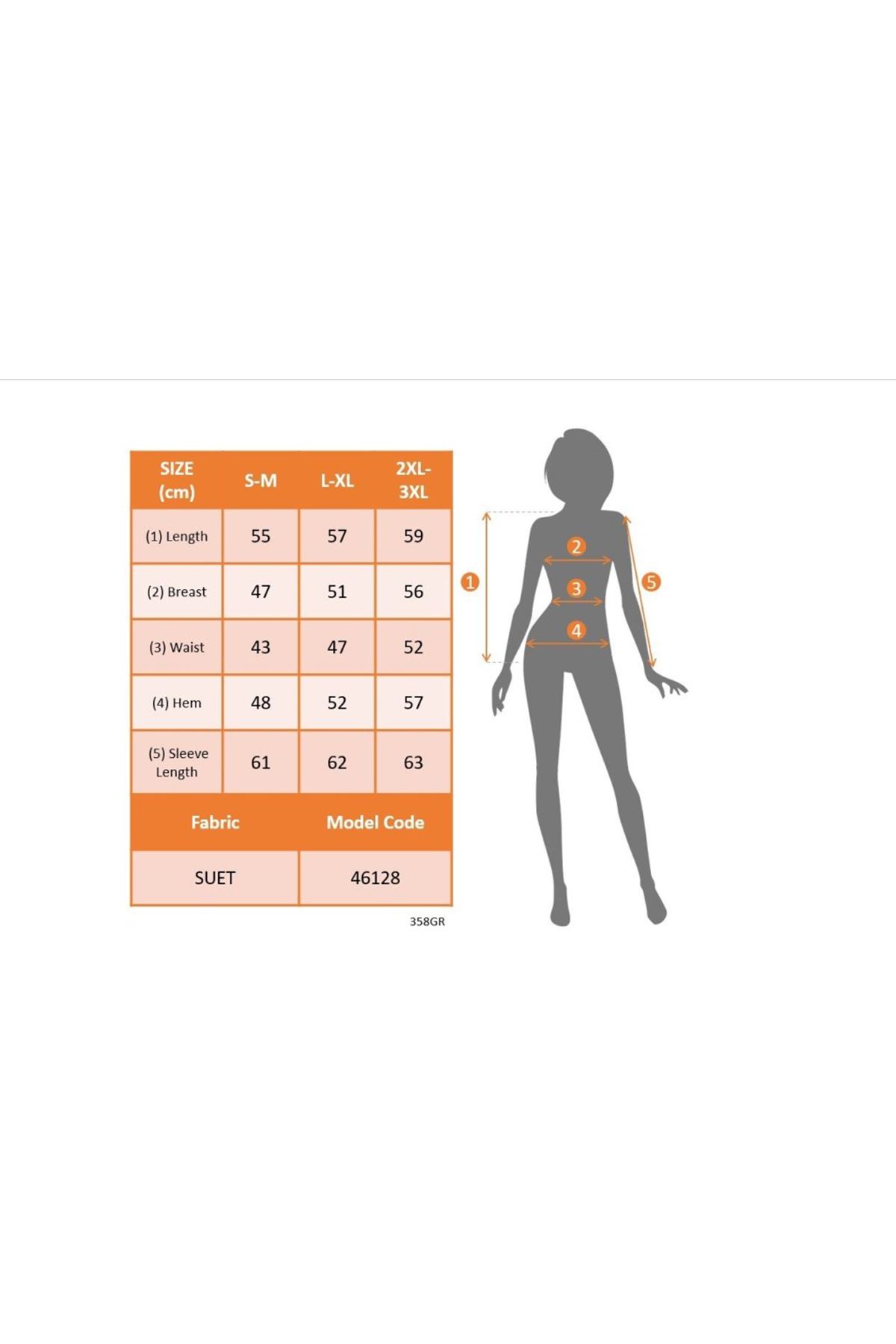 Kadın Uzun Kollu önü Açık Düğmeli Kısa Süet Ceket