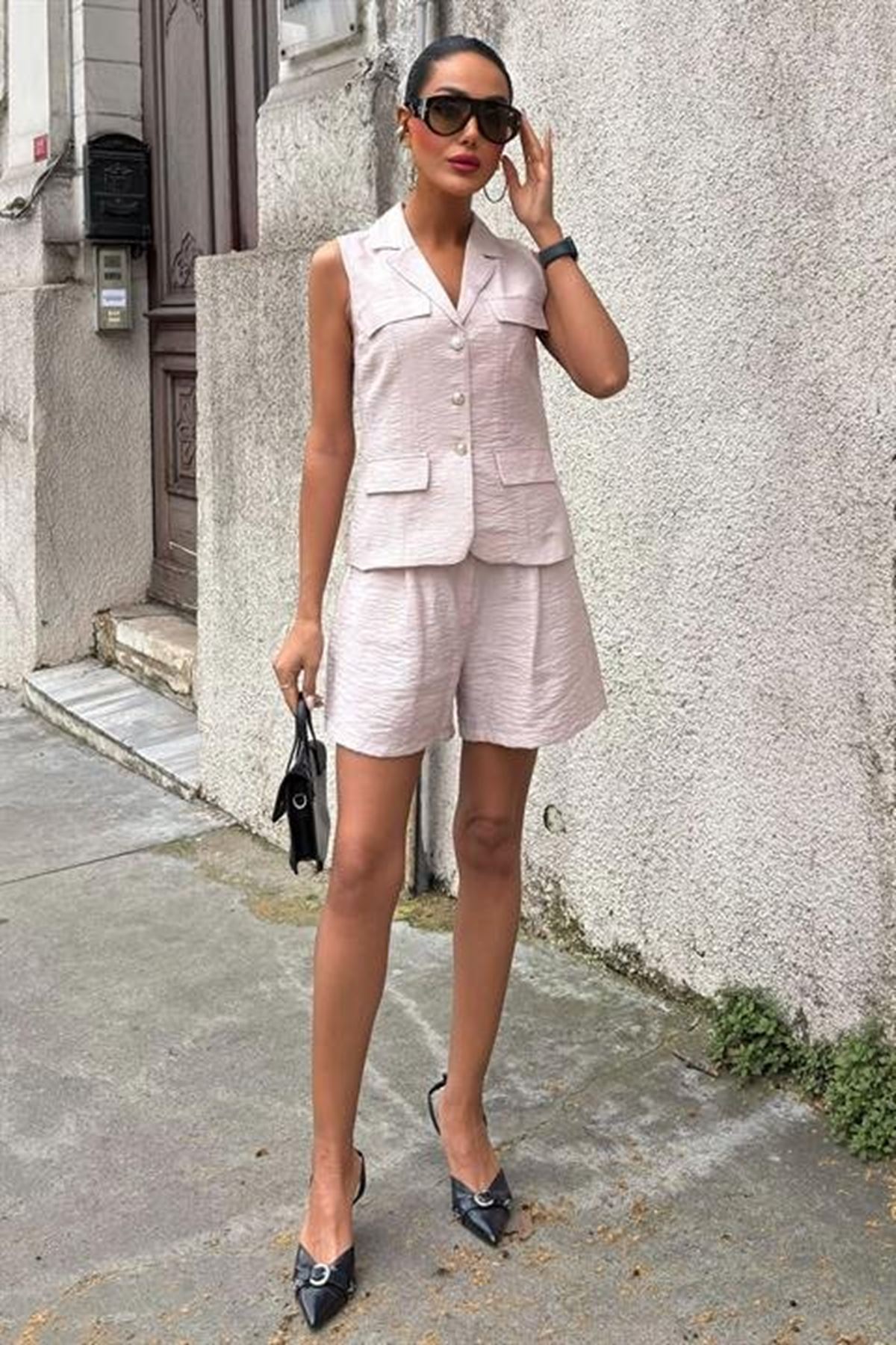 Yelek Şort Viscon Takım 10156-17