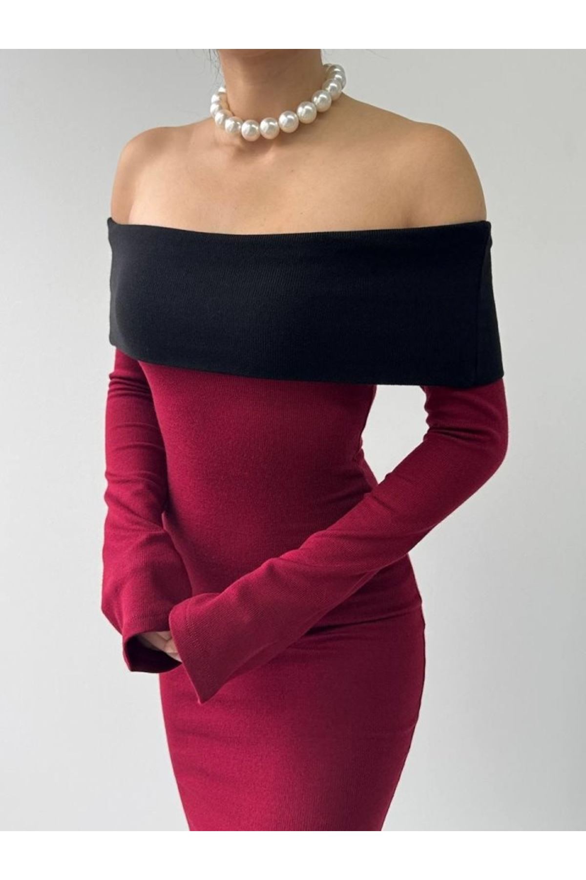 Leonidas Madonna Yaka Elbise