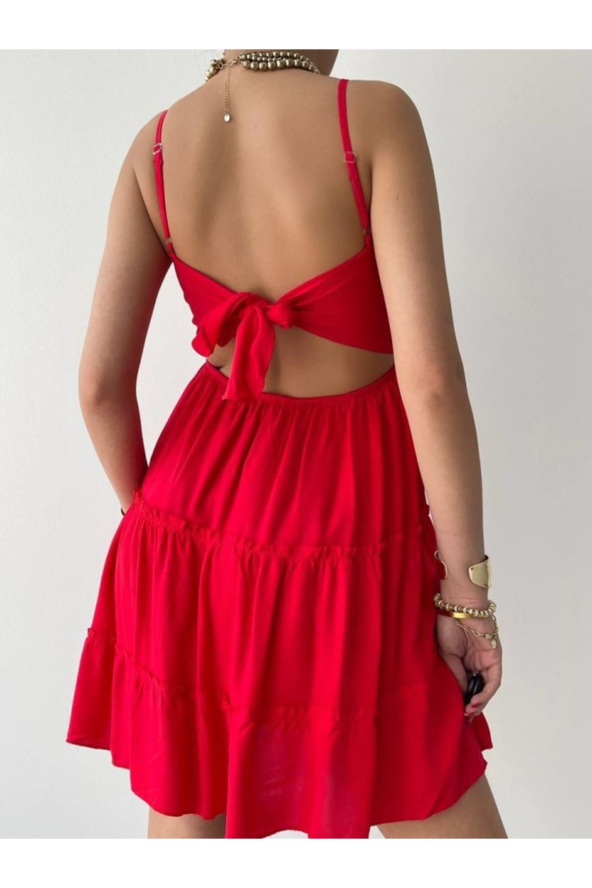 Nivel Göğsü Büzgülü Elbise