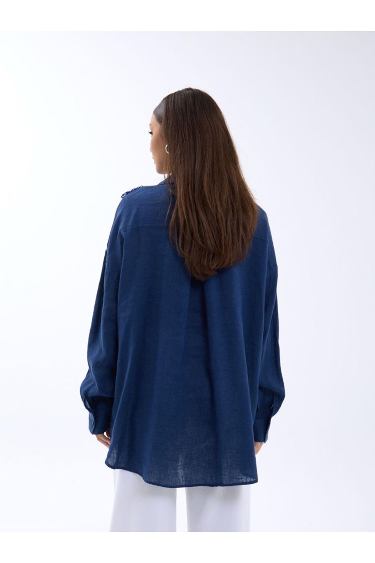 7399 GÖMLEK-LACİVERT