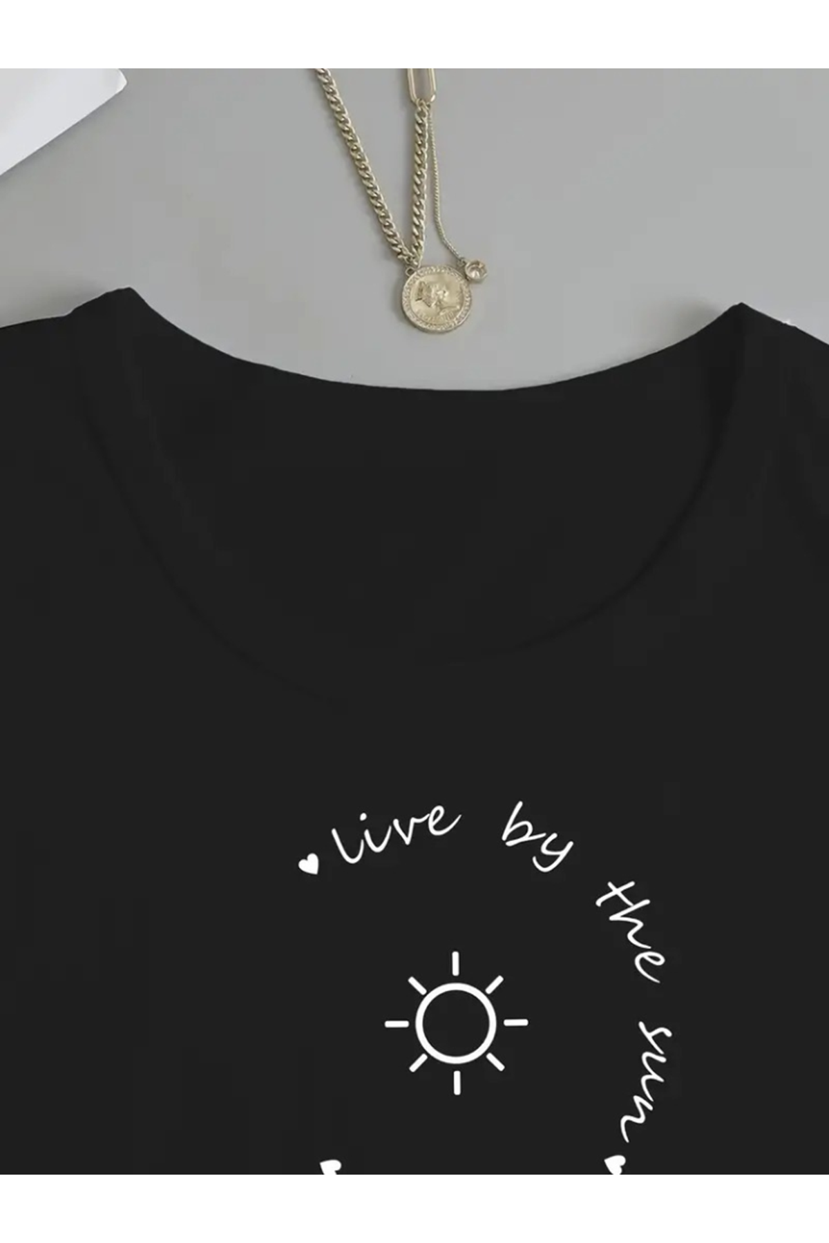 Kadın Uzun Kollu Bisiklet Yaka Desenli Viskon Bluz