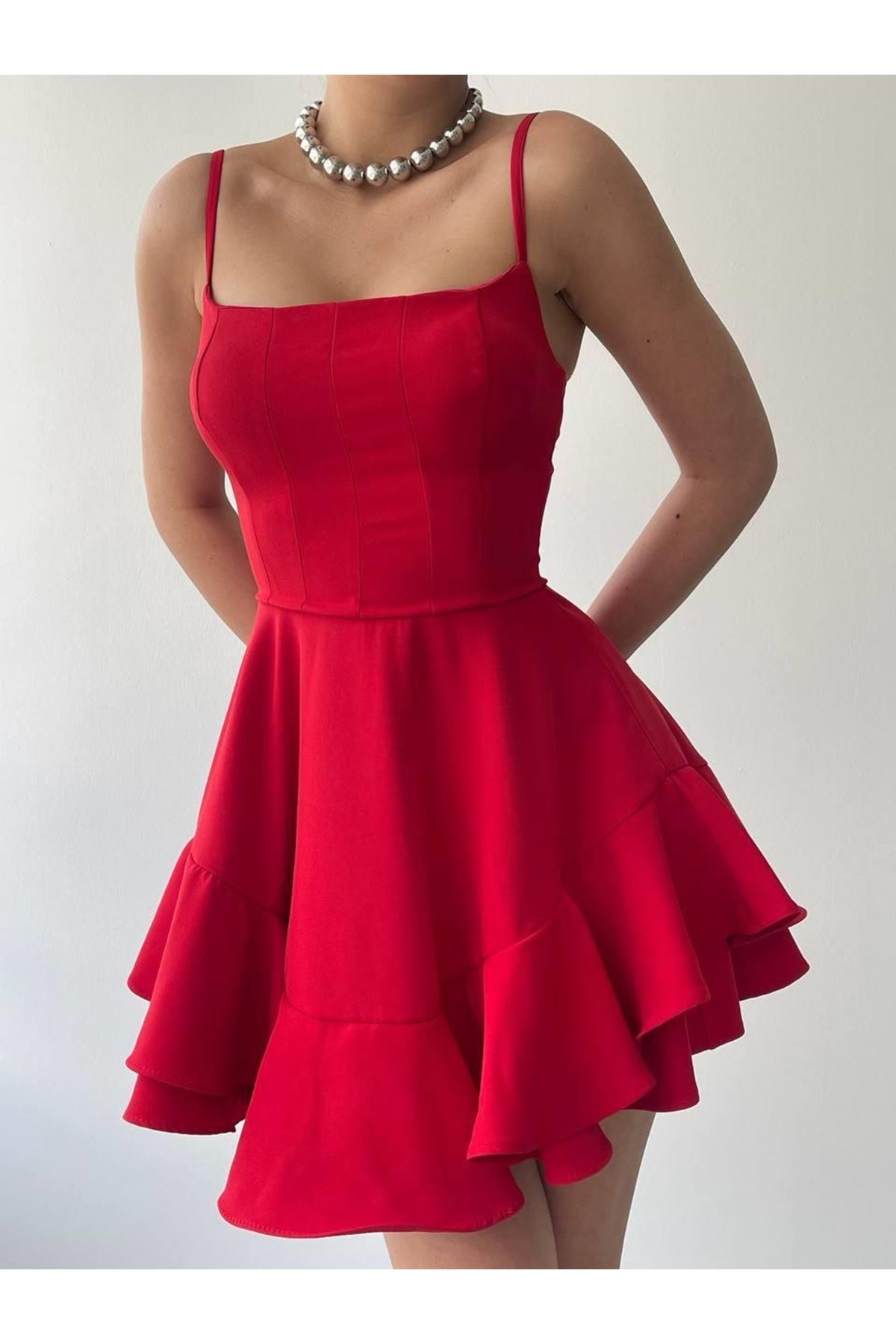 Common İp Askılı Elbise