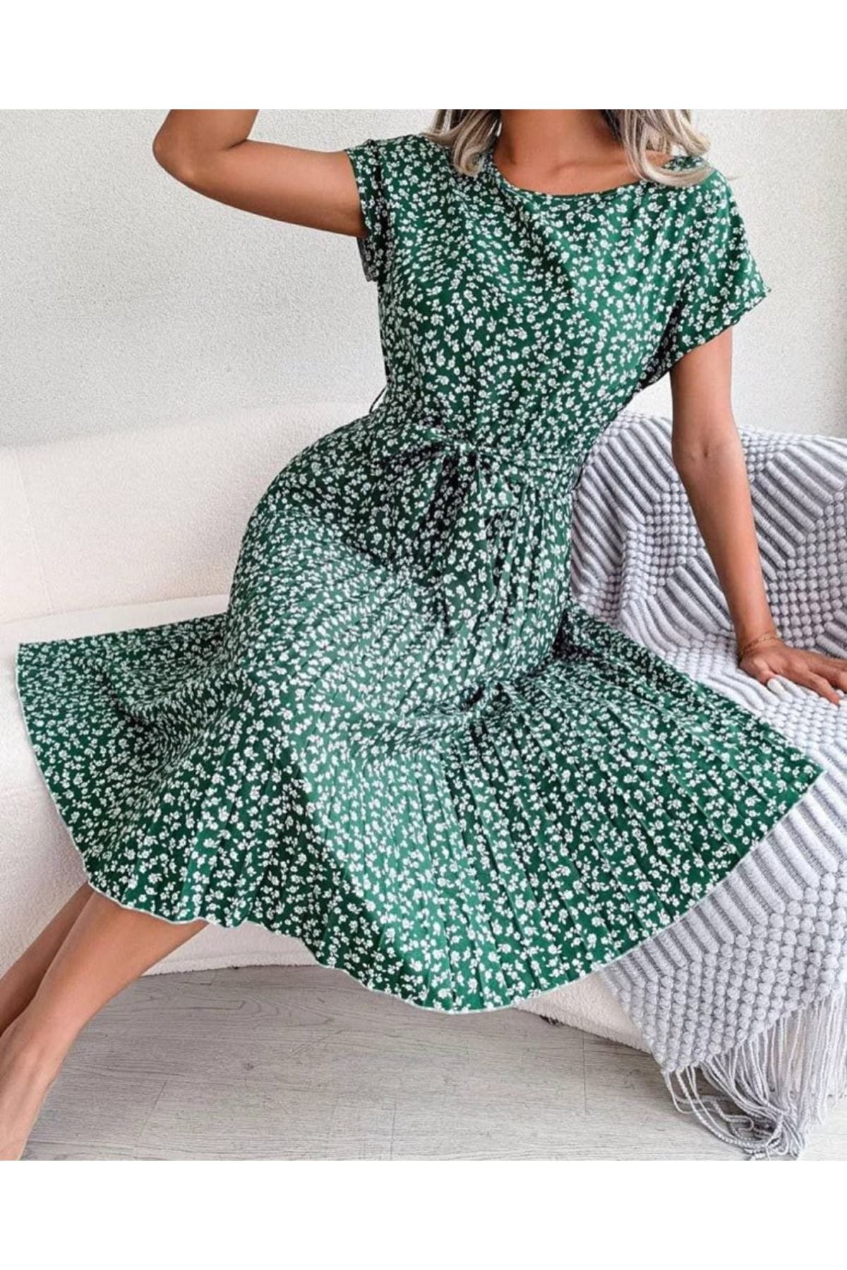 DİJİTAL BASKILI ELBİSE