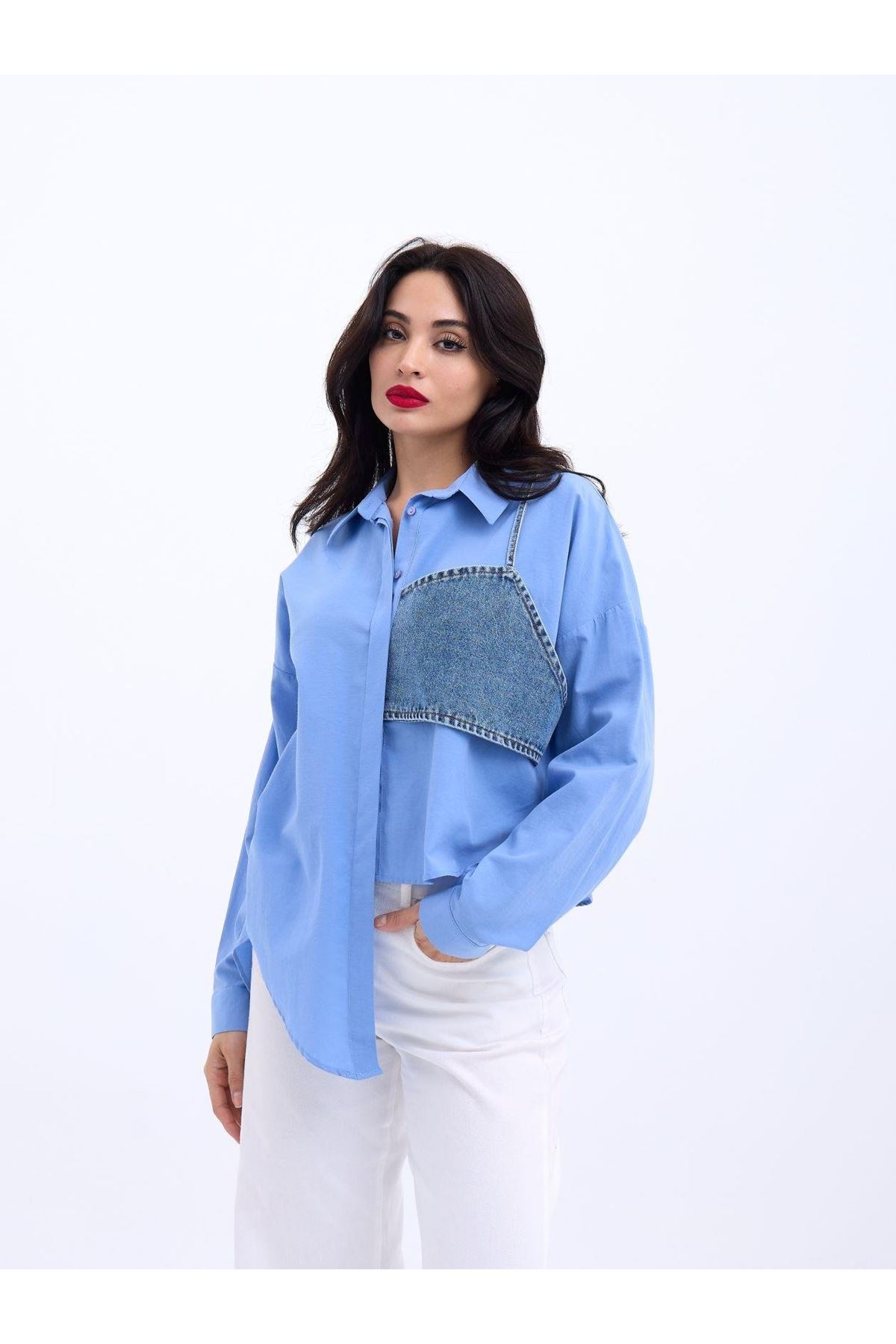 5419 GÖMLEK-KOYU MAVİ