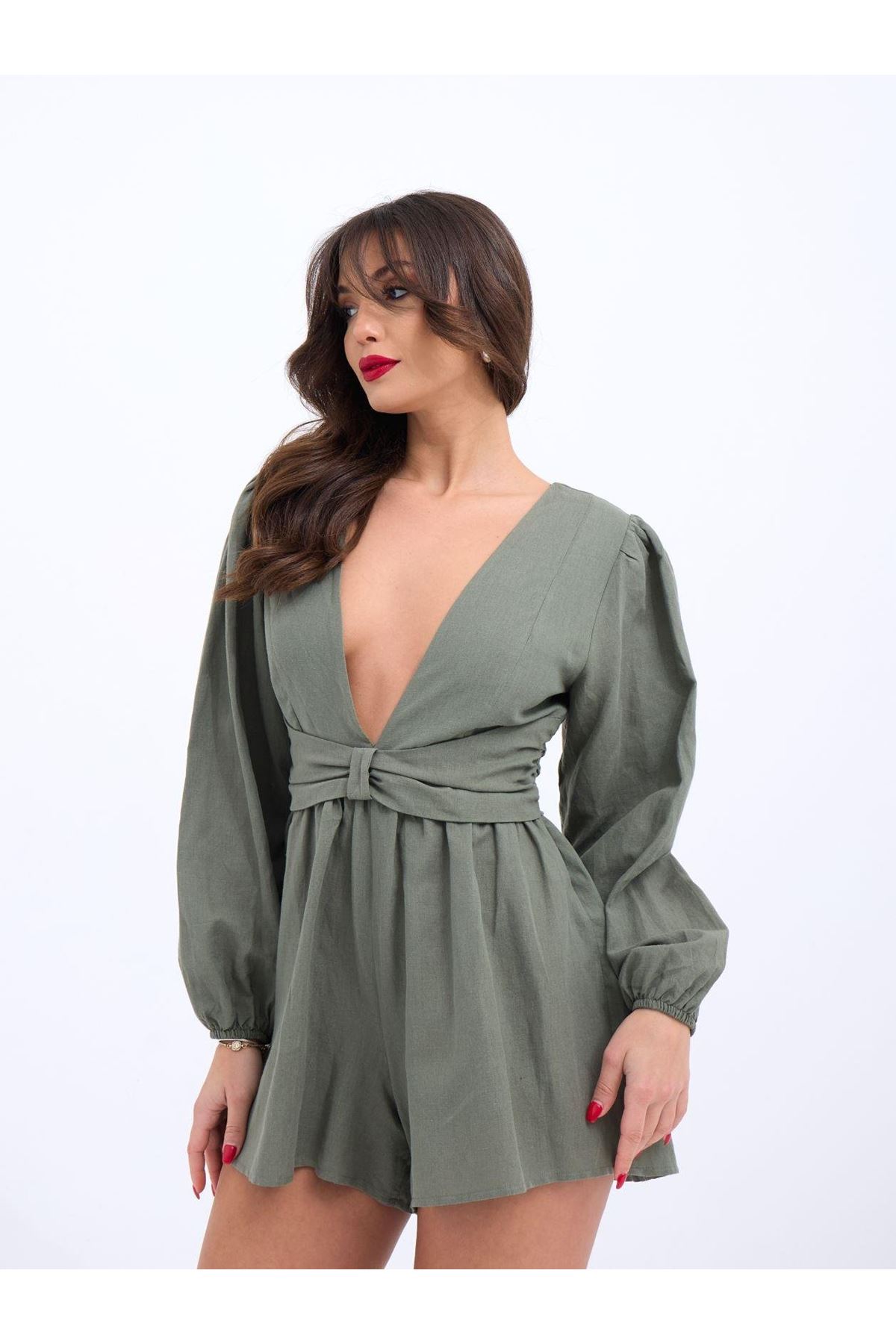 6528 TULUM ELBİSE-HAKİ