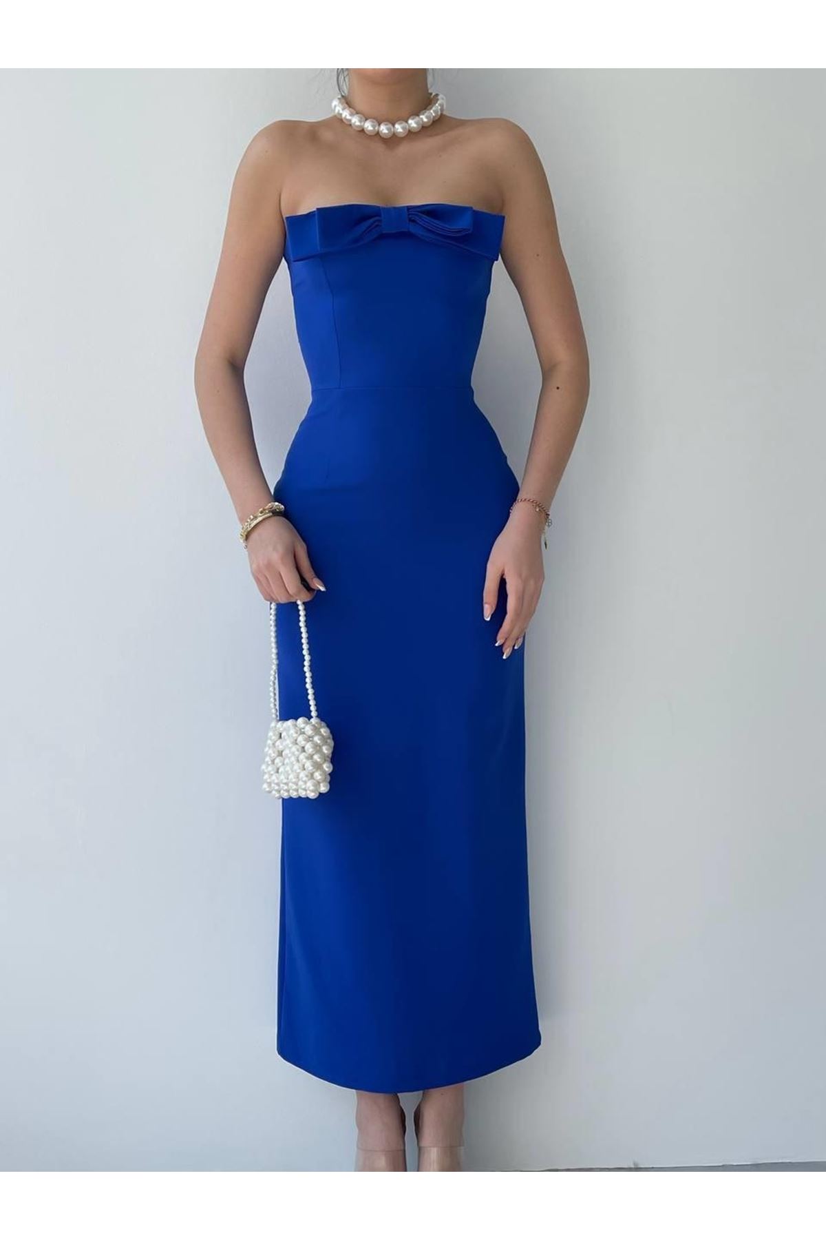 ÖNÜ KURDALELİ KAELM ELBİSE