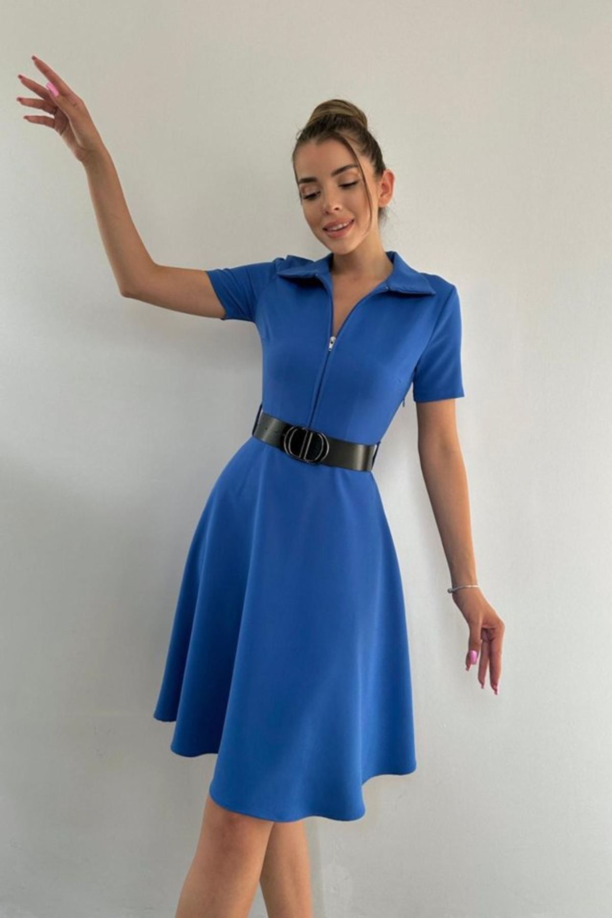 Saks Kemerli Spor Elbise