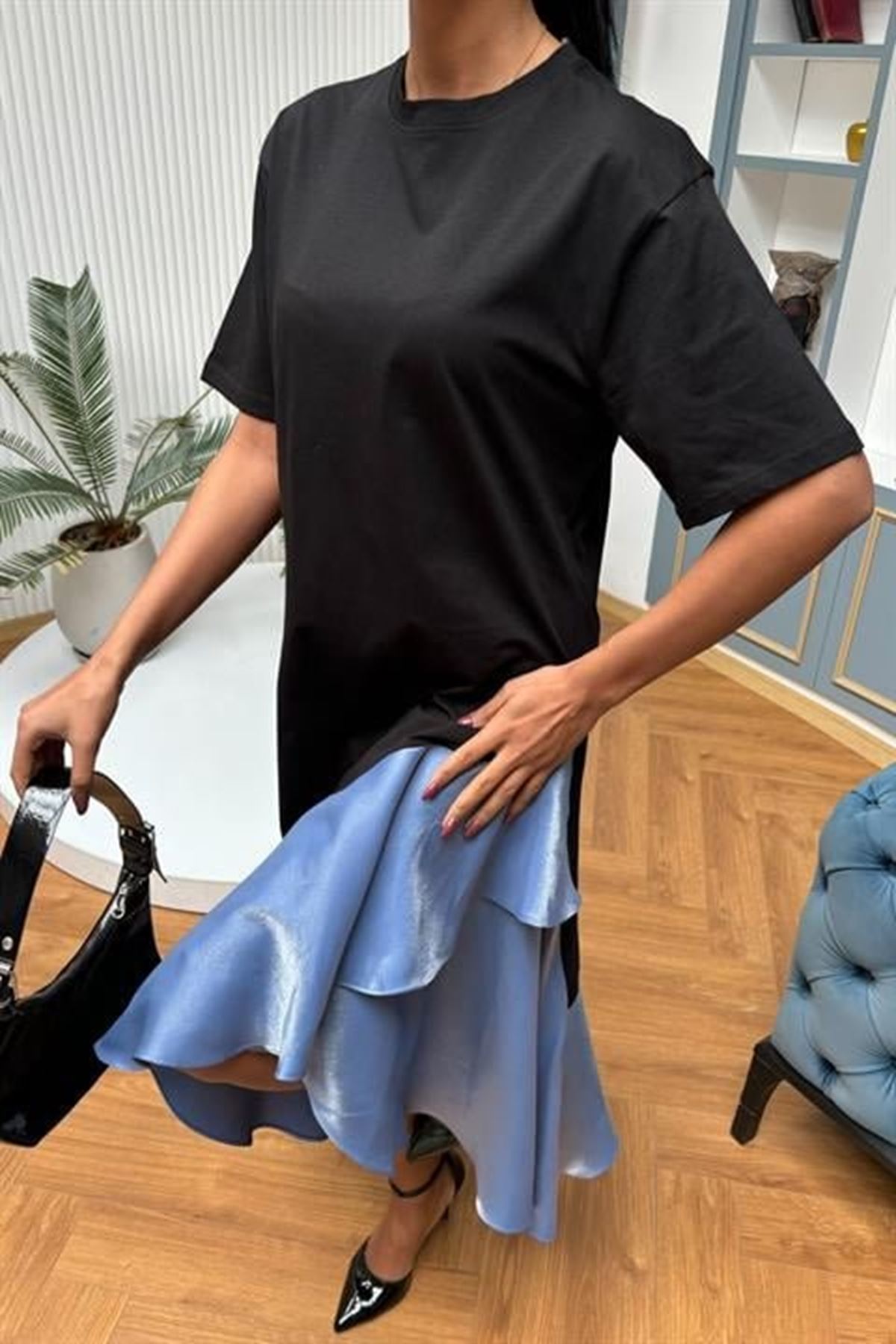 Volanlı Süprem Elbise 2864