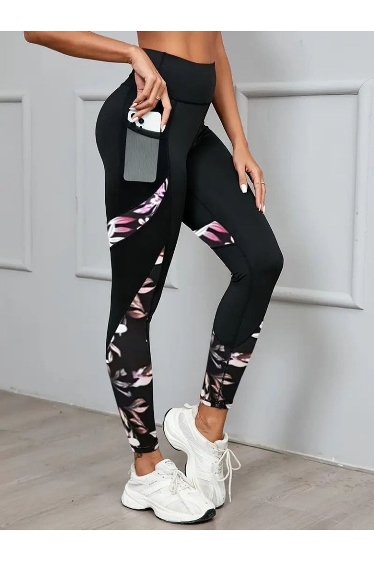 Kadın Yüksek Bel Cep Detaylı Dalgıç Pantolon