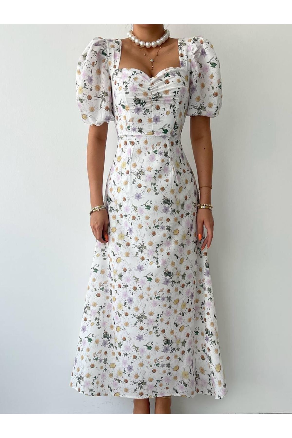 Juna Midi Boy Elbise