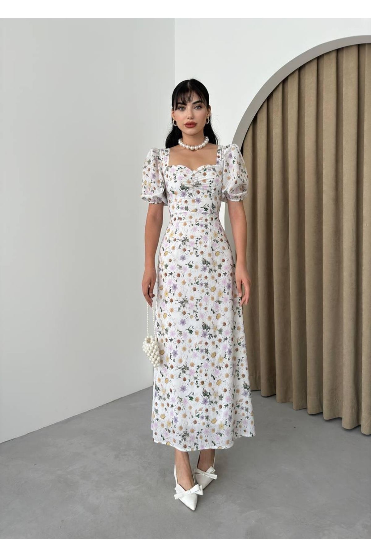 Juna Midi Boy Elbise