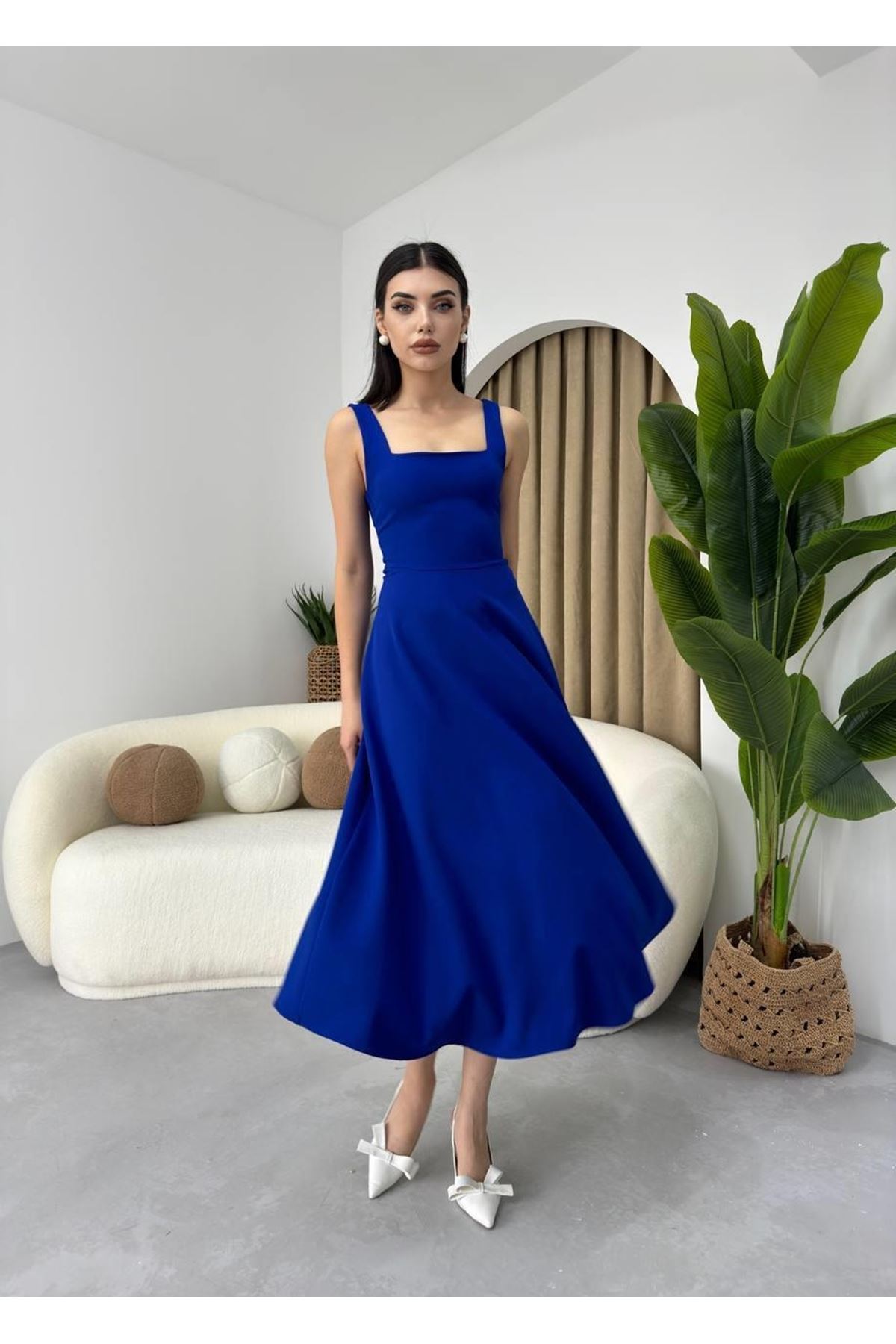 Neapolitan Askılı Elbise