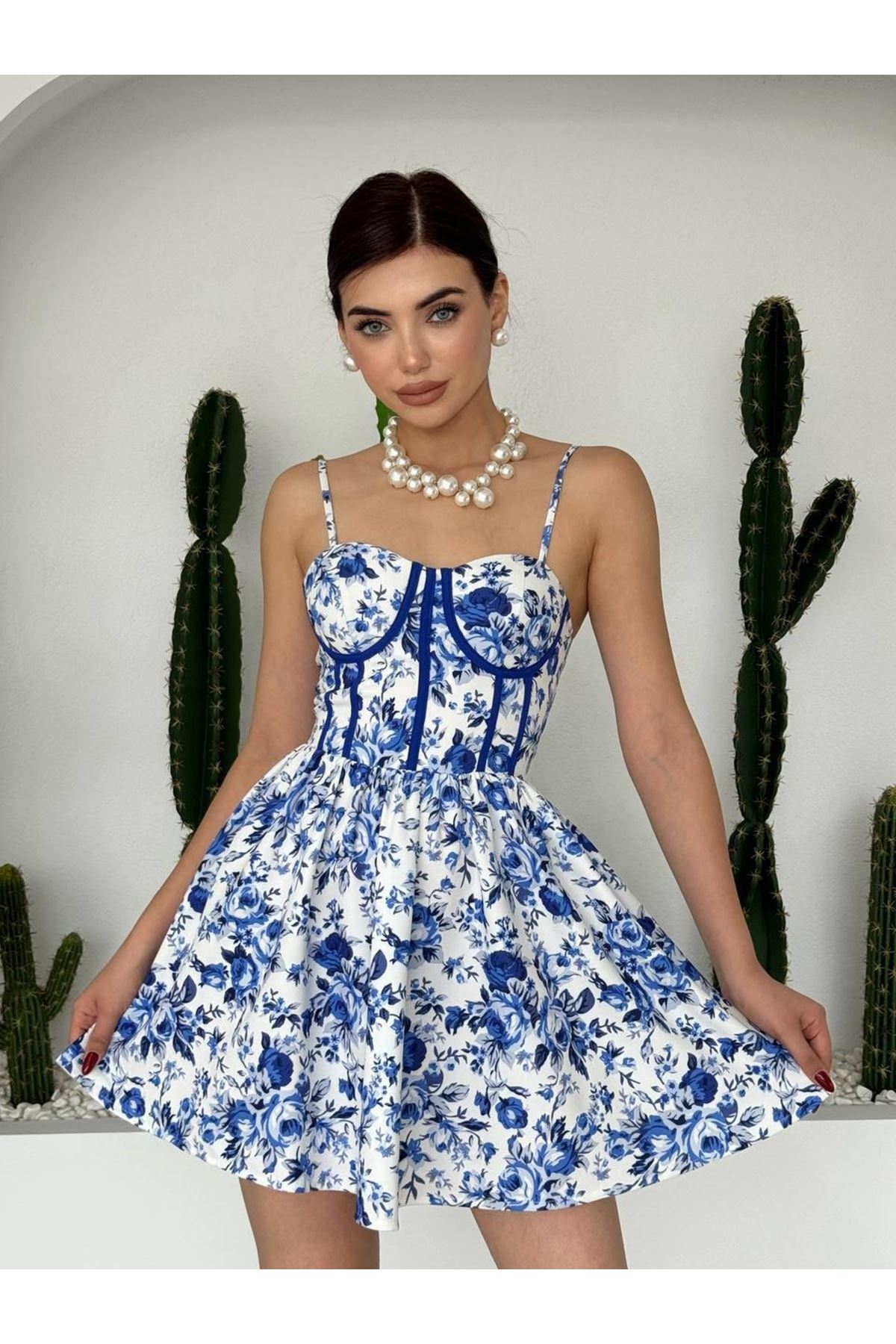 Hanks İp Askılı Elbise