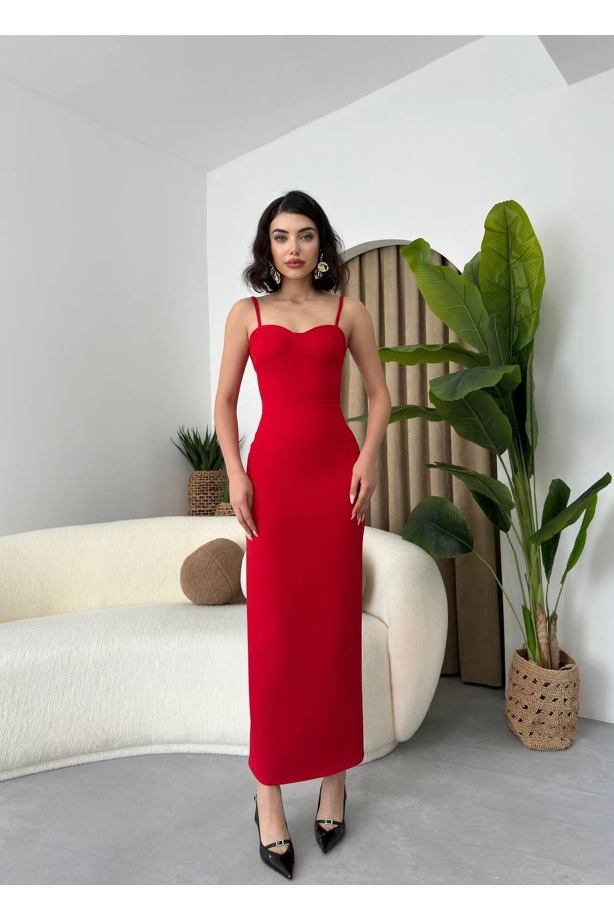 Chatelet Askılı Kalem Elbise