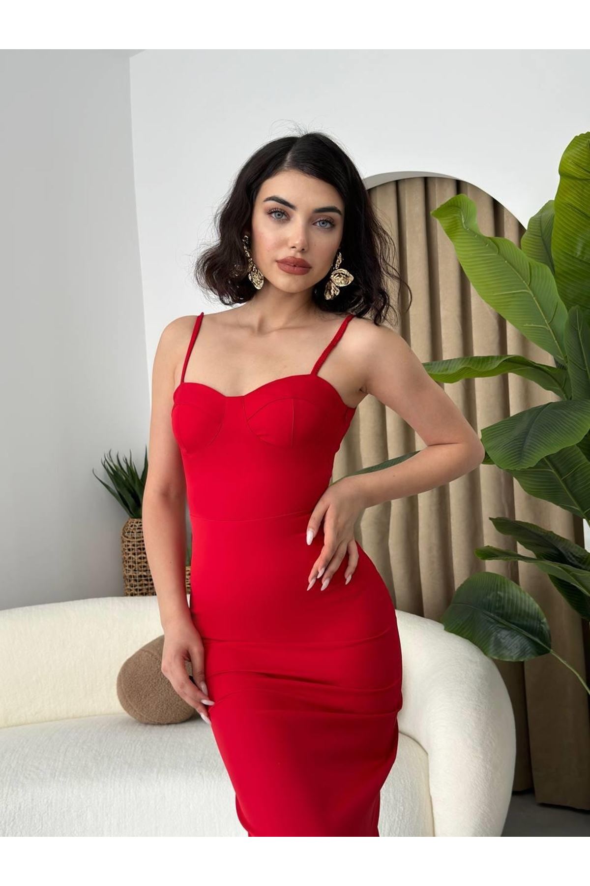 Chatelet Askılı Kalem Elbise