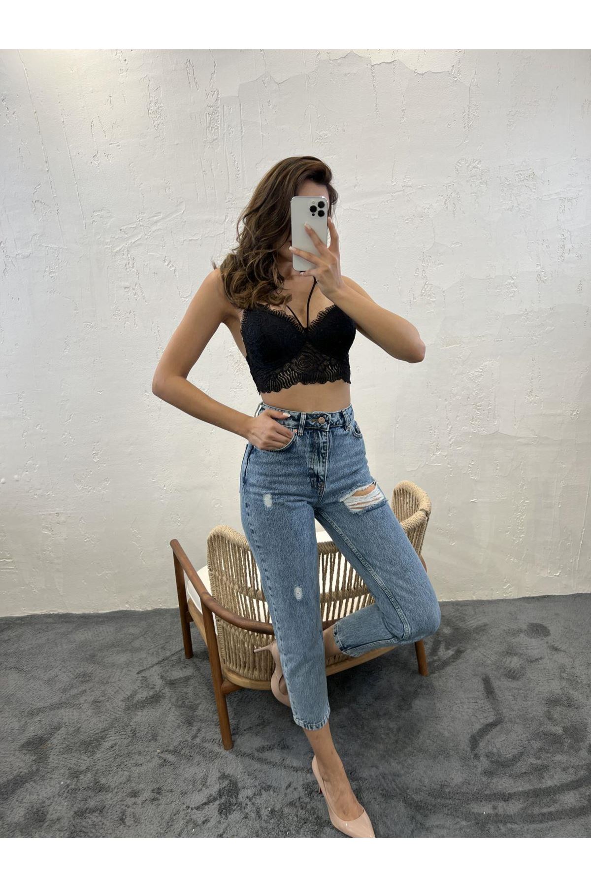 5778 DENİM CARROT FIT-MAVİ