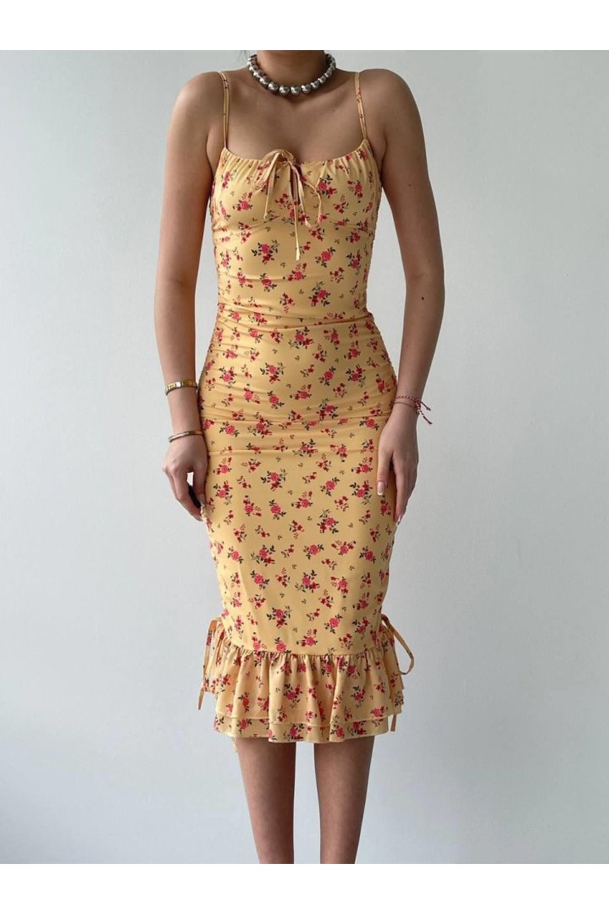 Darcie İp Askılı Elbise