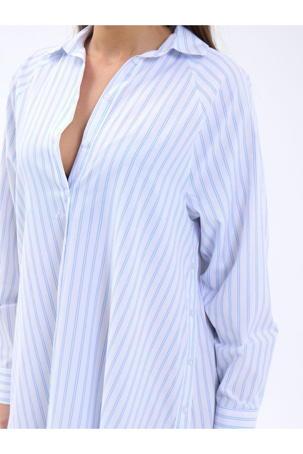 5857 ELBİSE-ATLANTA ÇİZGİLİ