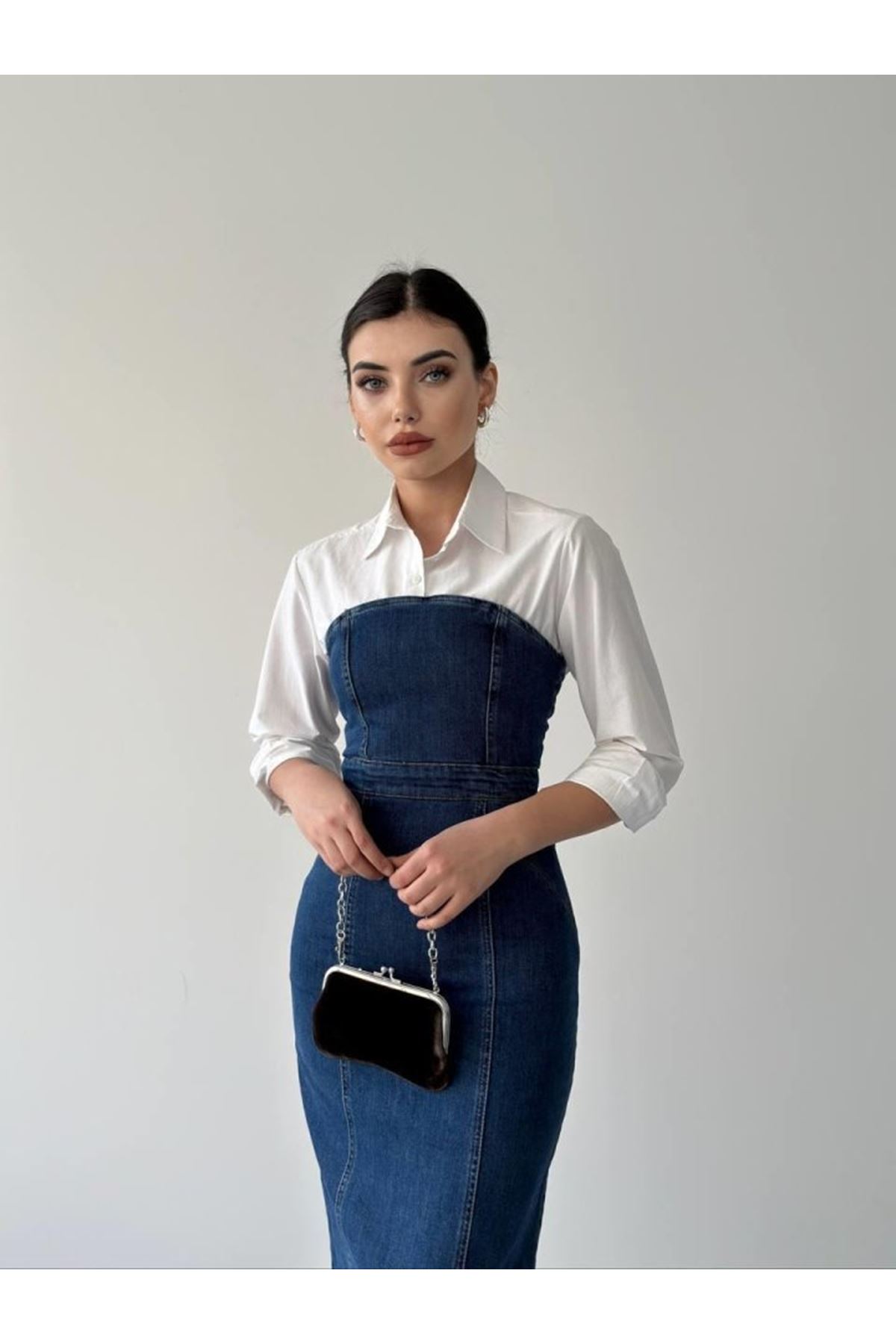 Izer Straplez Elbise