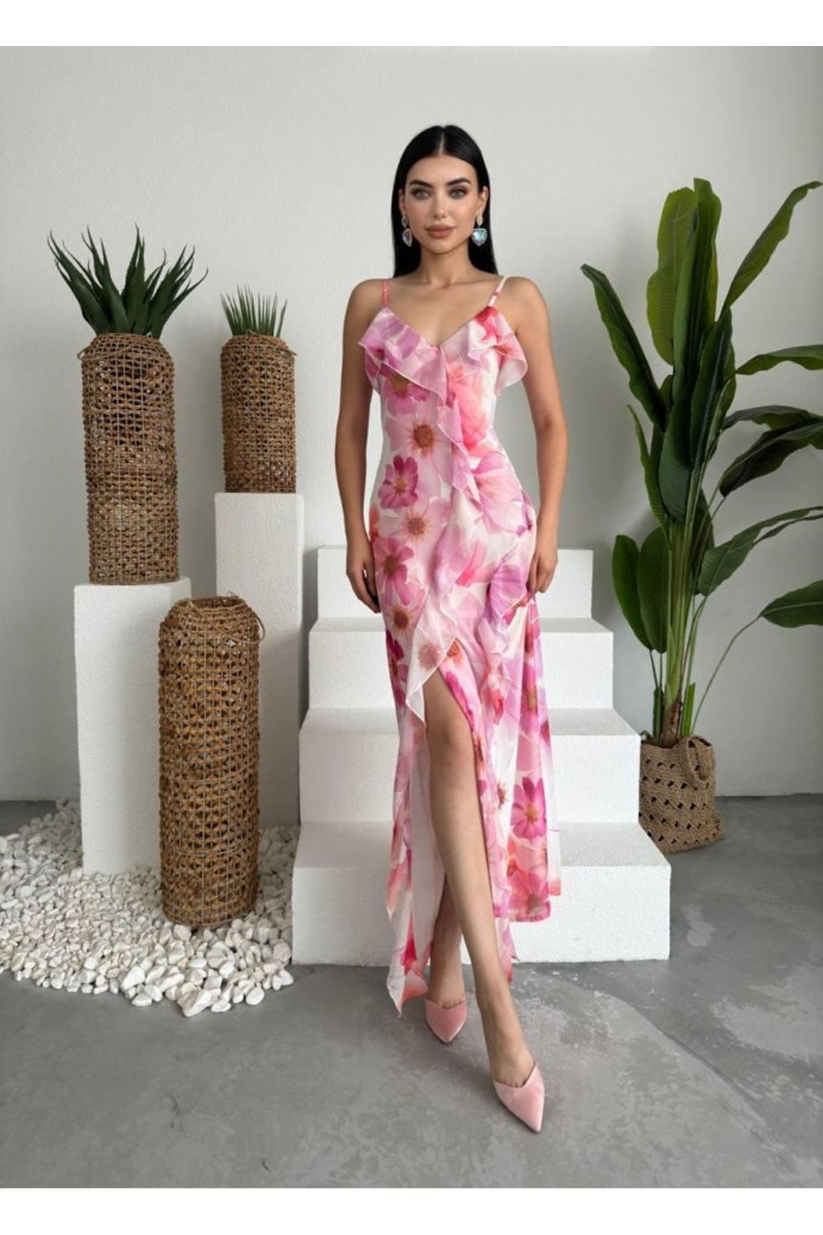 DASE İP ASKILI ELBİSE