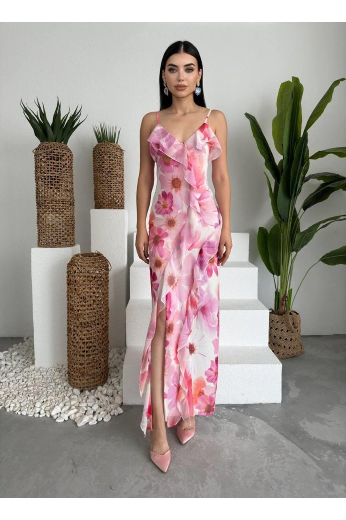 DASE İP ASKILI ELBİSE