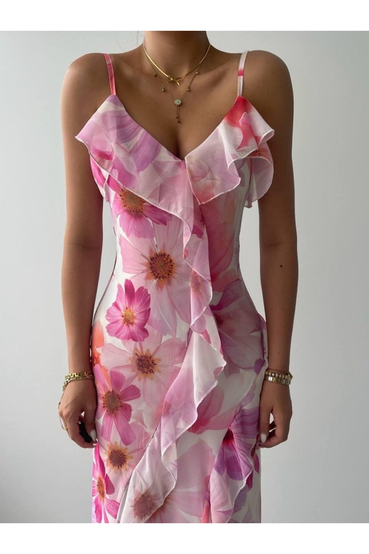 DASE İP ASKILI ELBİSE