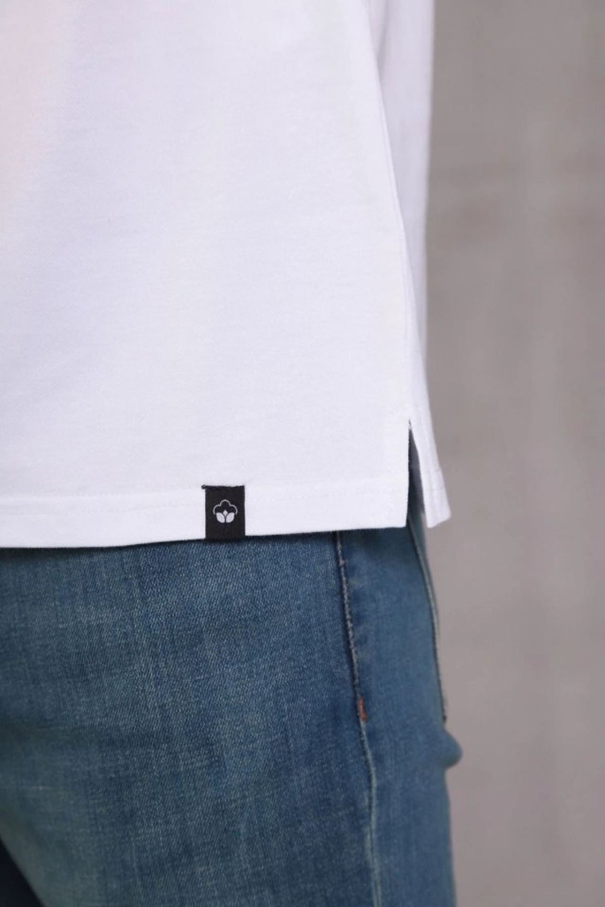 Erkek Slim Fit Pamuklu Yumuşak Doku Nefes Alan Kumaş Yakalı Tişört