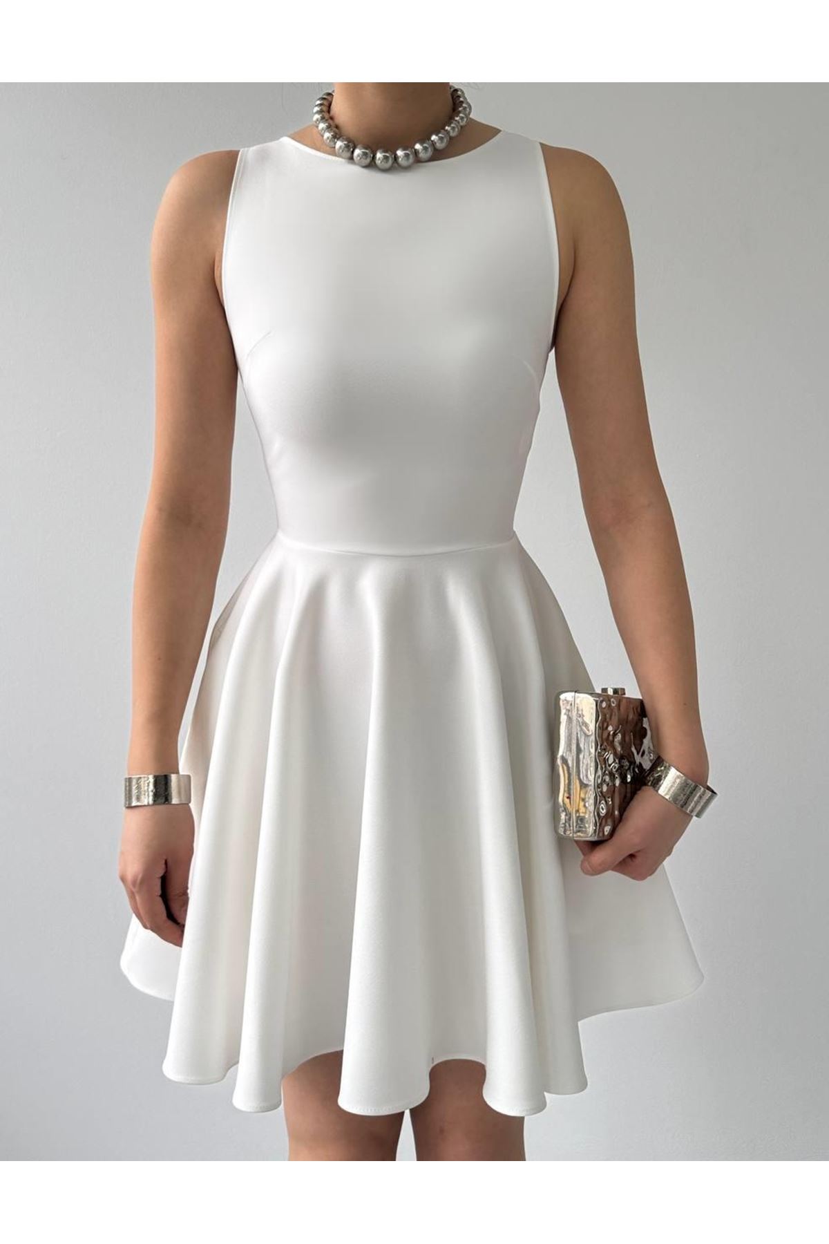 Berl Cep Detaylı Elbise