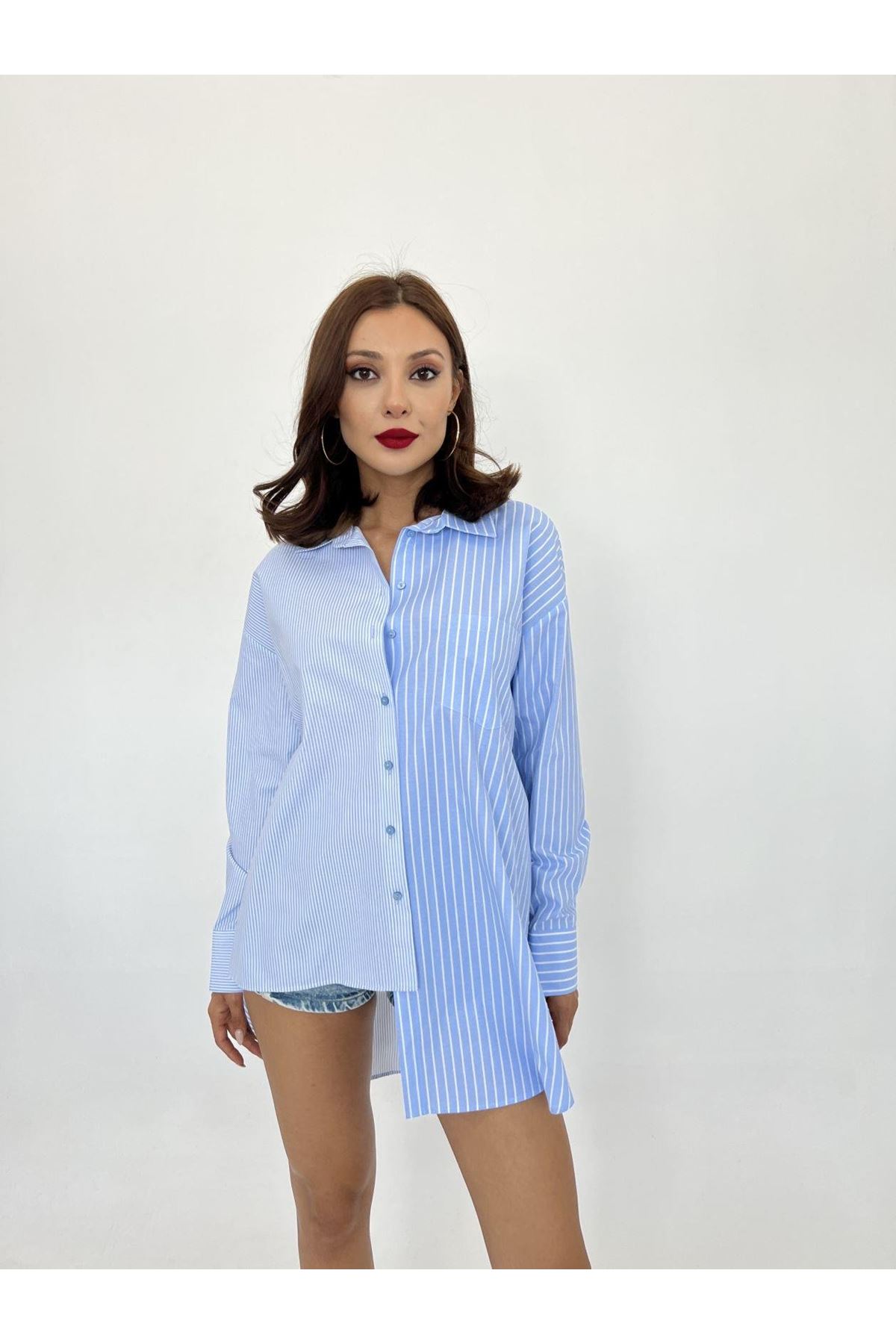 6763 GÖMLEK-DENVER ÇİZGİLİ