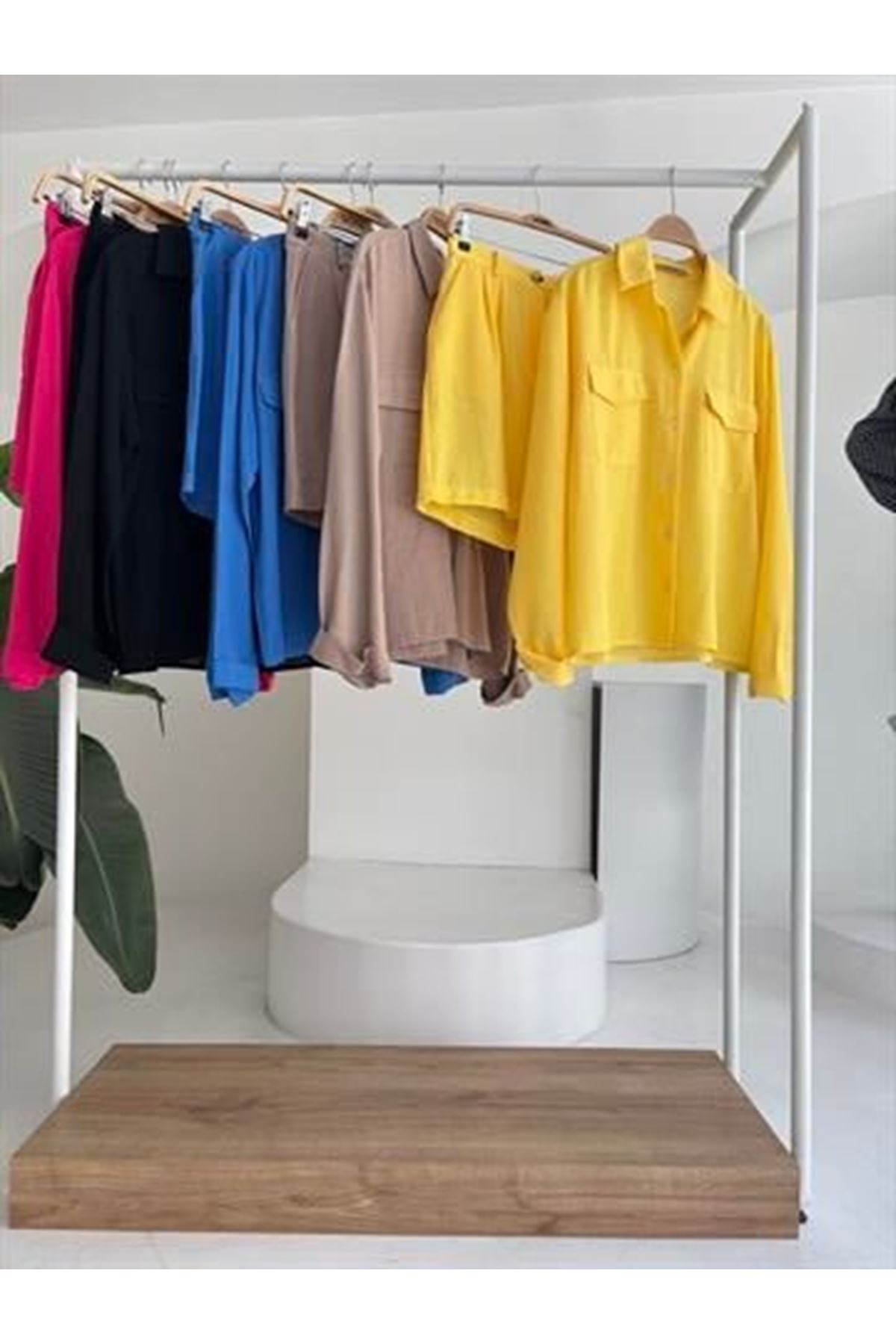 Gömlek Ve Şort Flamlı Keten Takım 10130