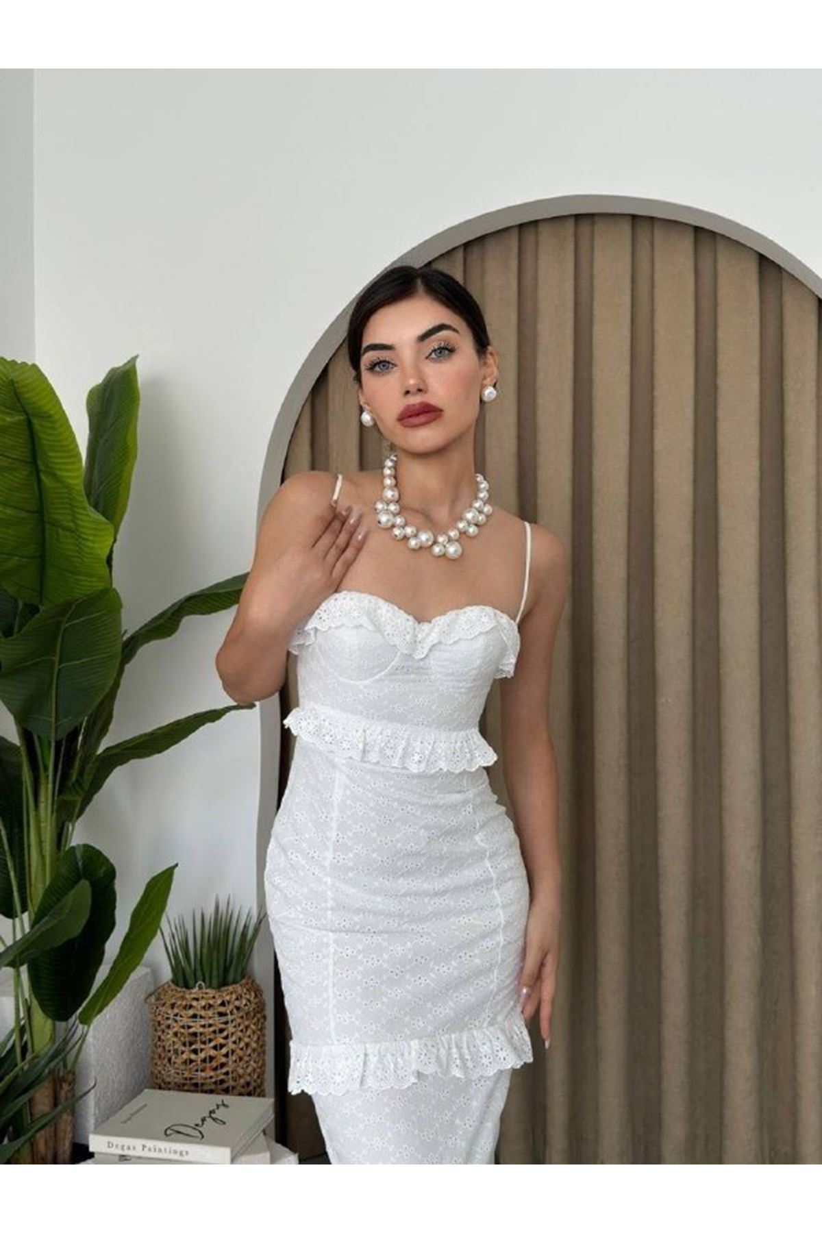 Lere Ip Askılı Elbise