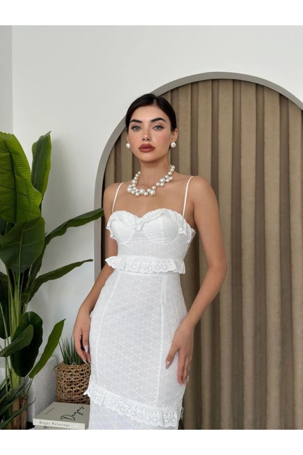 Lere Ip Askılı Elbise