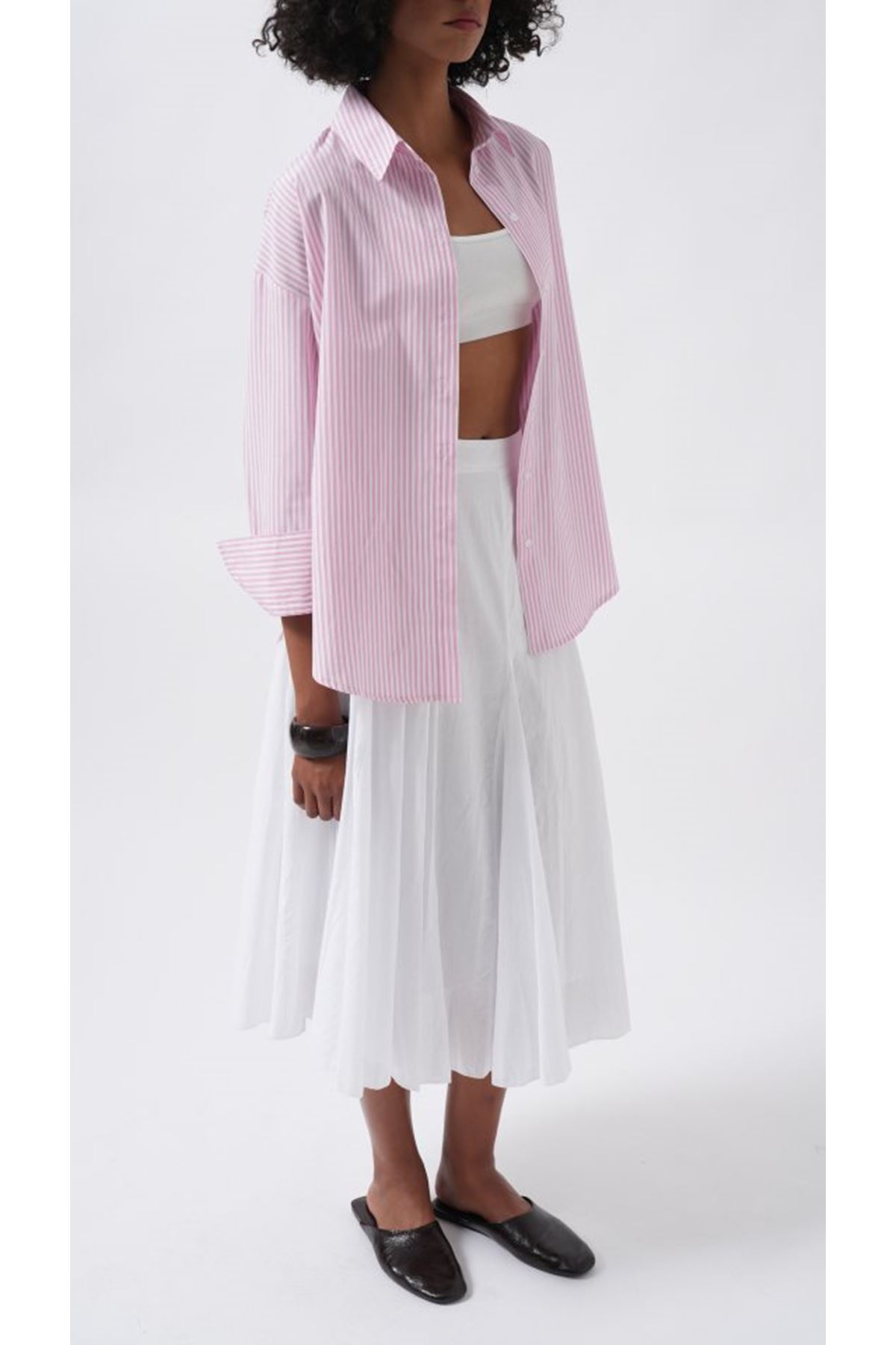 Çizgili Basic Gömlek