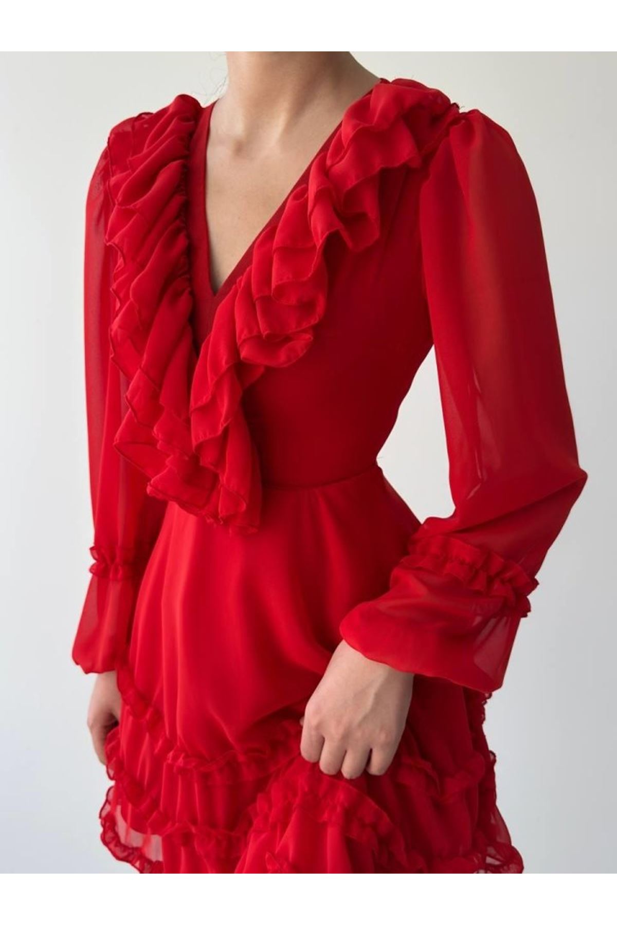 Osıes Fırfırlı Elbise