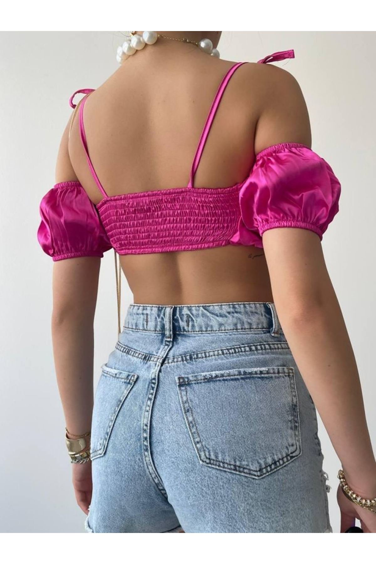 Kelsey Saten Büstiyer