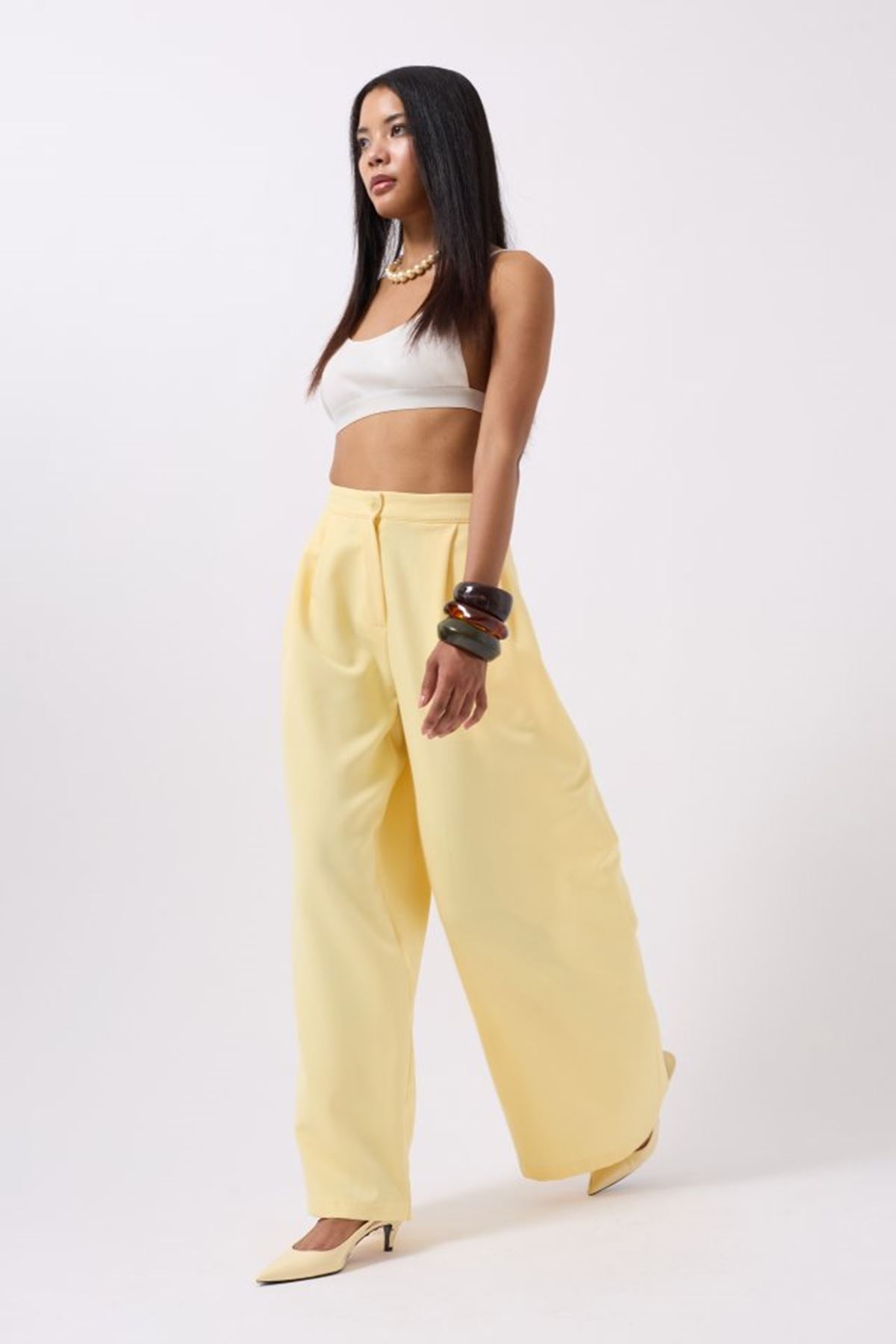 Casual Yüksek Bel Pantolon