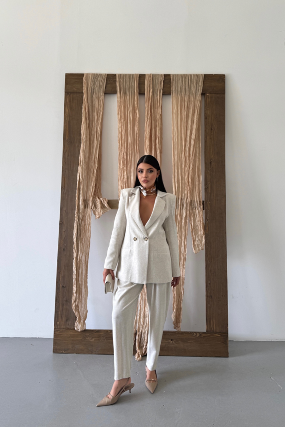 KETEN CEKET - PANTOLON TAKIM - Ham