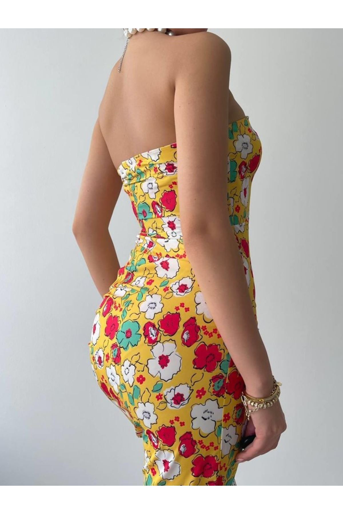 Emelıe Straplez Elbise