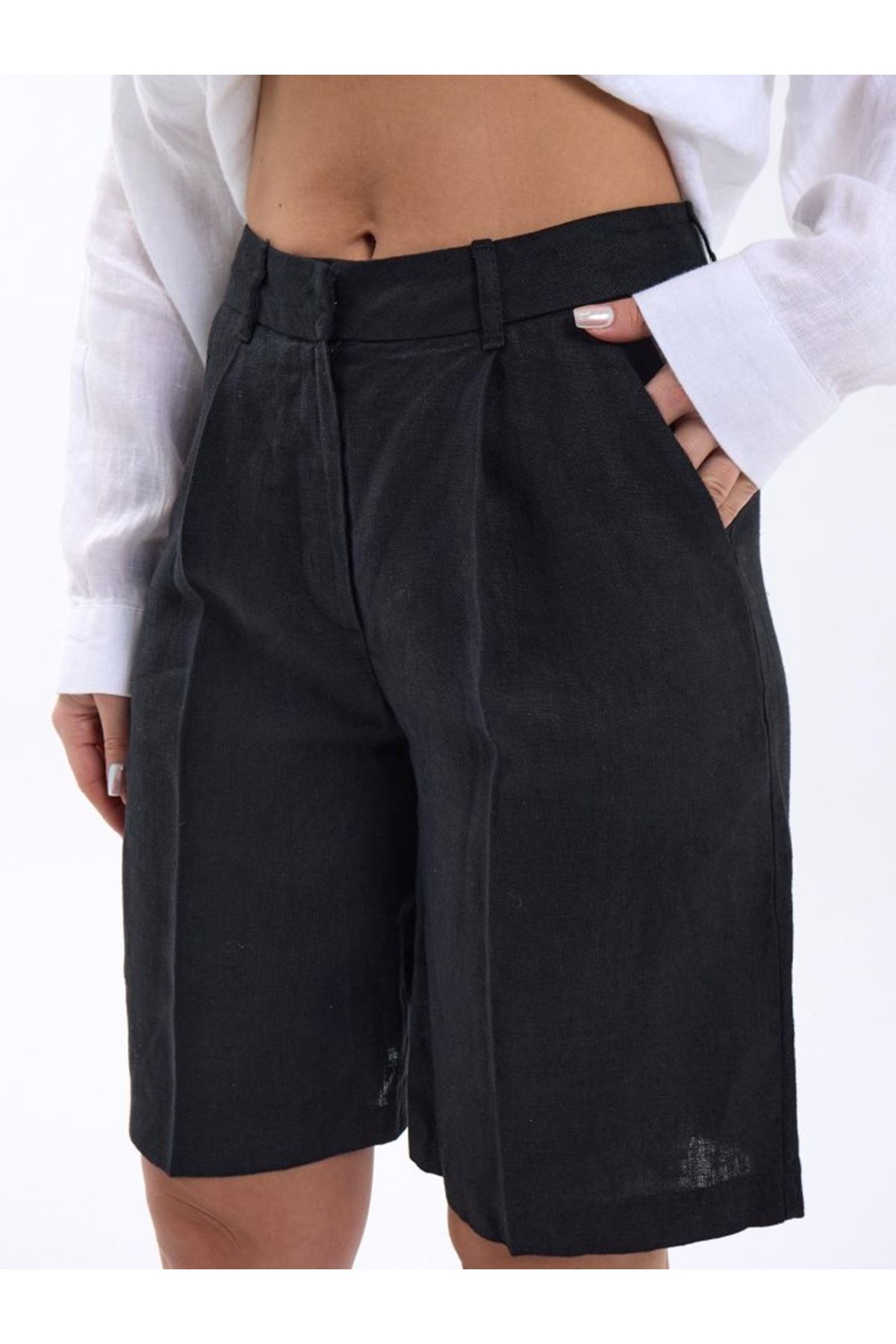 7066 ŞORT-SİYAH