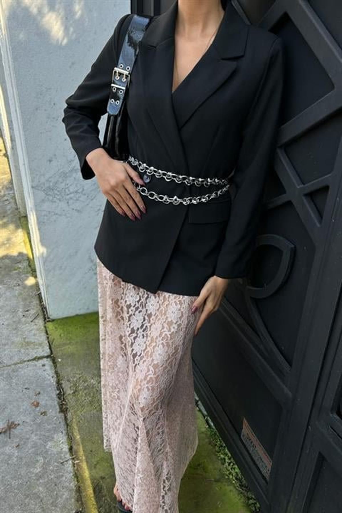 Maxi Dantel Etek 4047