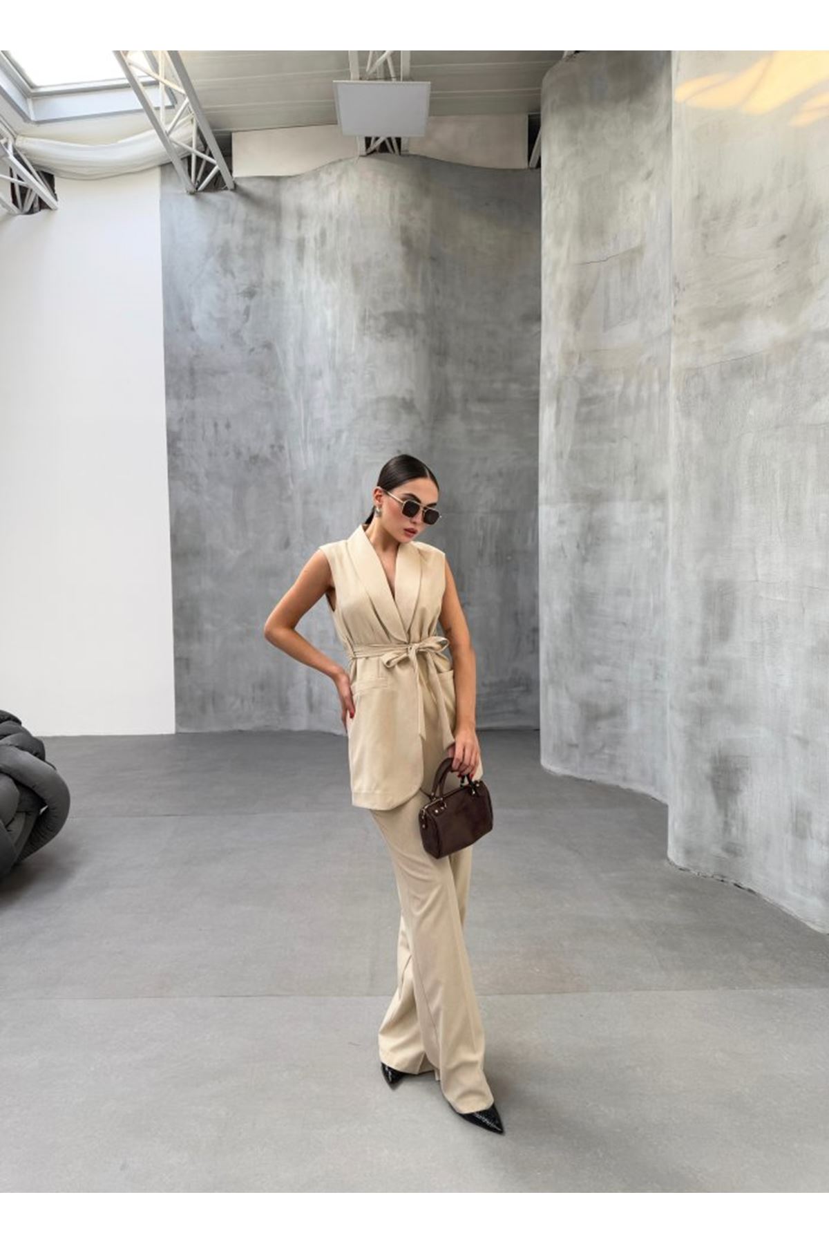 Cura Yelek Pantolon İki̇li̇ Takim