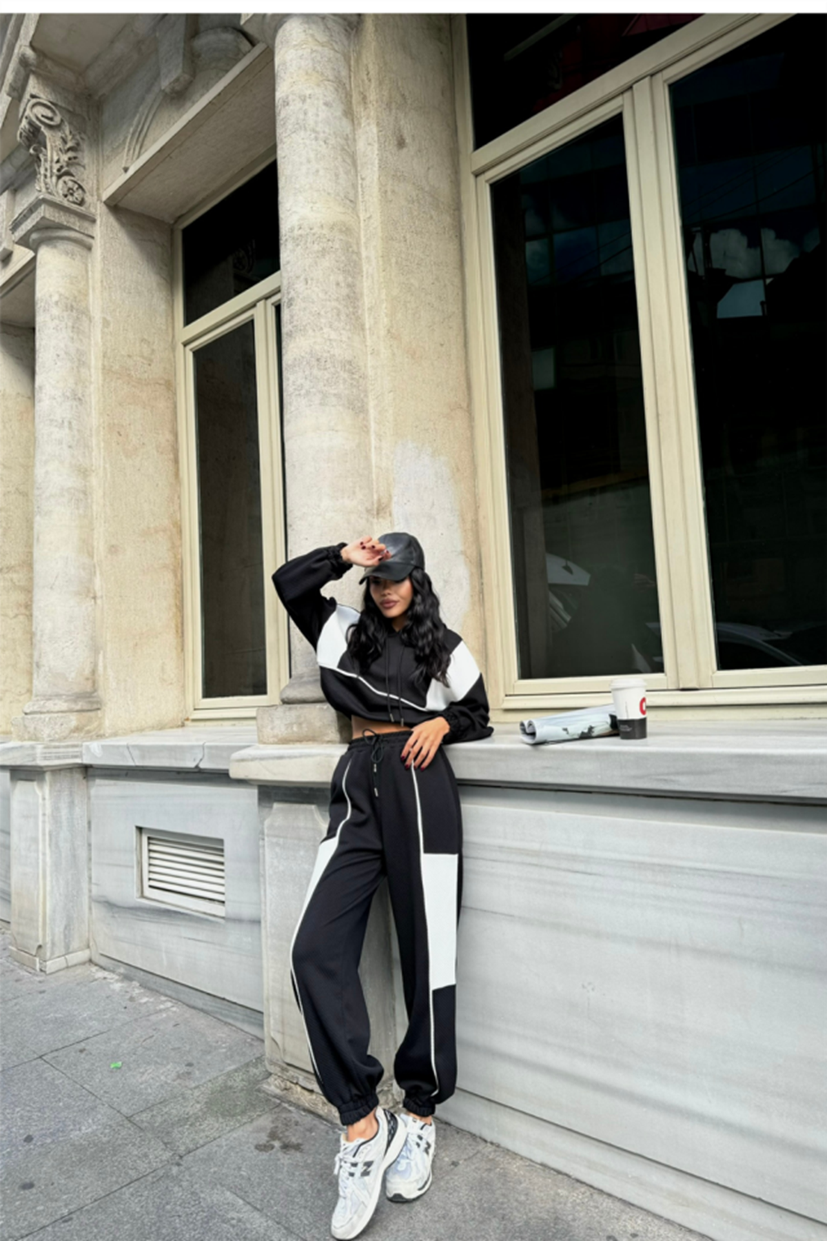 EŞOFMAN TAKIM PARÇALI - Siyah