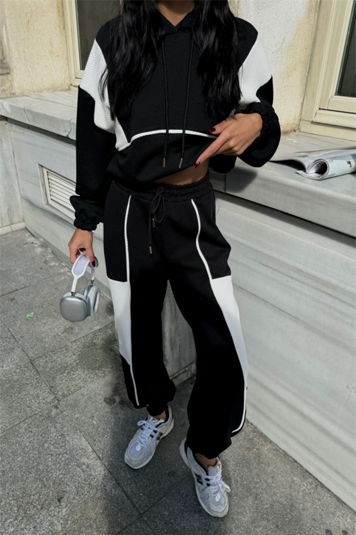 EŞOFMAN TAKIM PARÇALI - Siyah