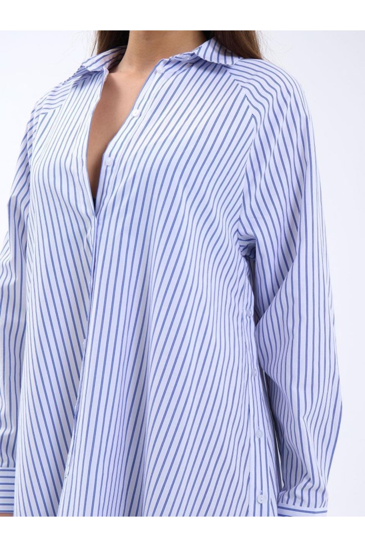 5857 ELBİSE-WASHİNGTON ÇİZGİLİ