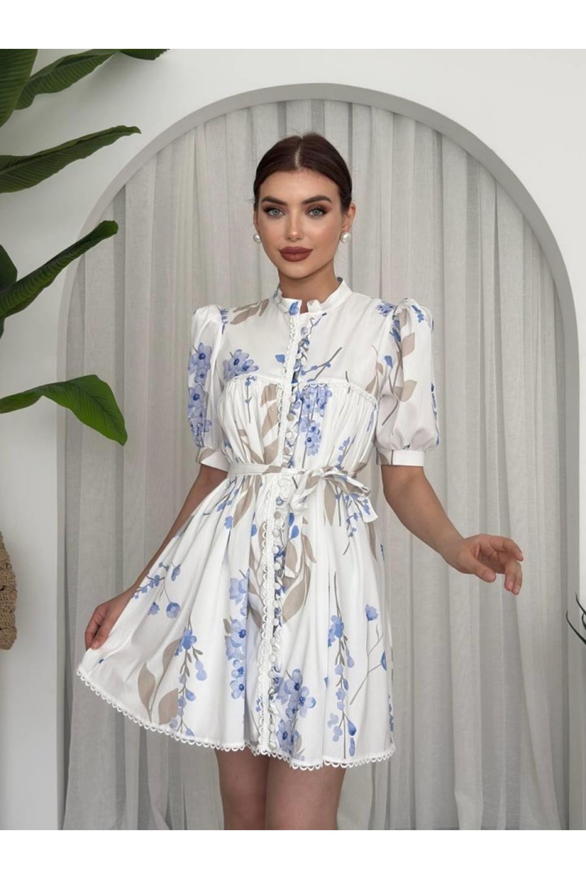 Yen Kuşaklı Elbise